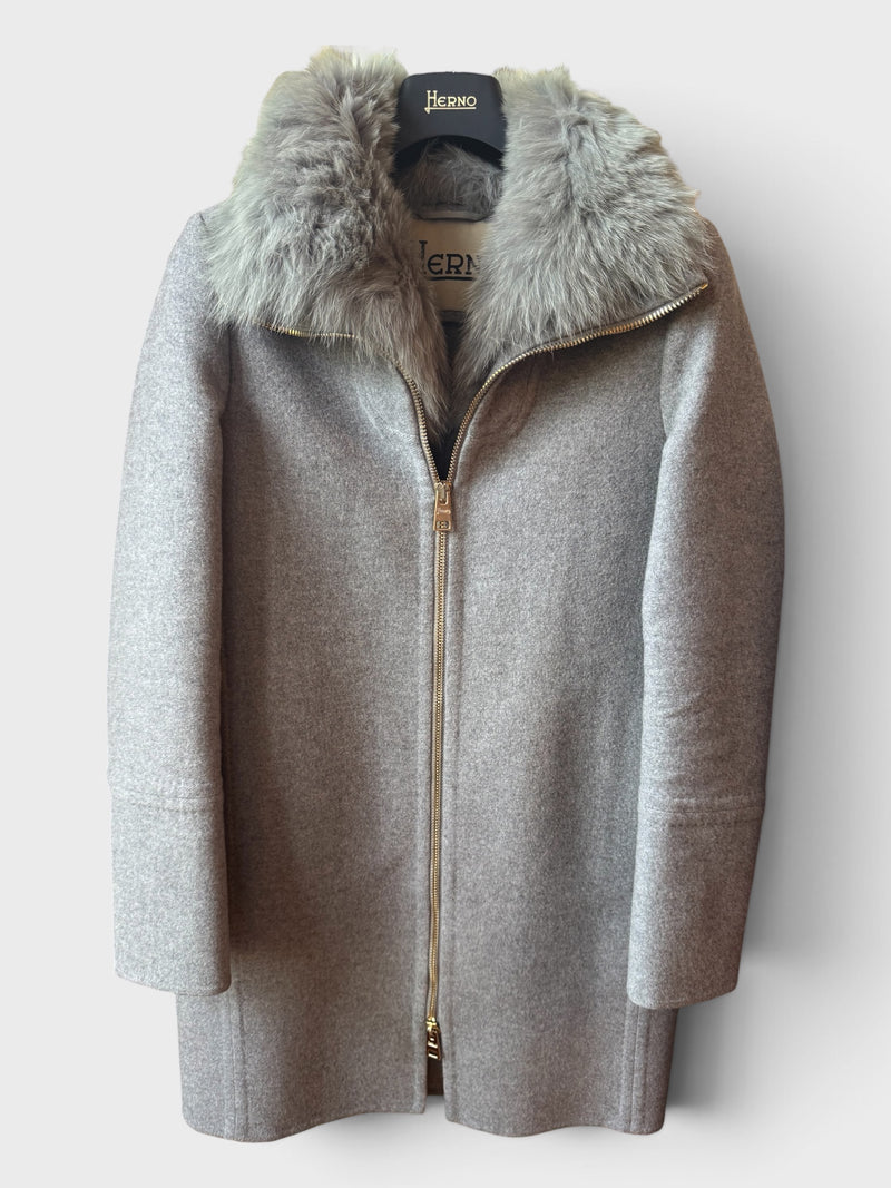 Cappotto Herno 100% cachemire grigio