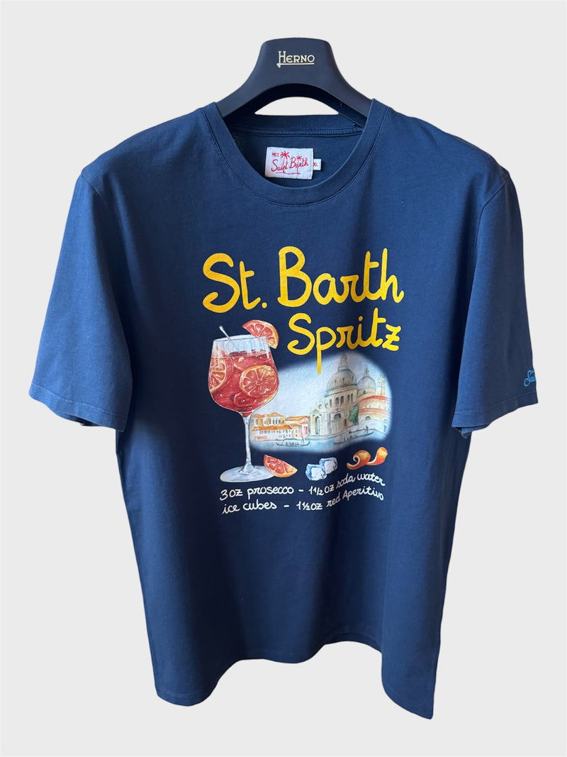 Maglia Saint Barth "St. Barth Spritz" blu