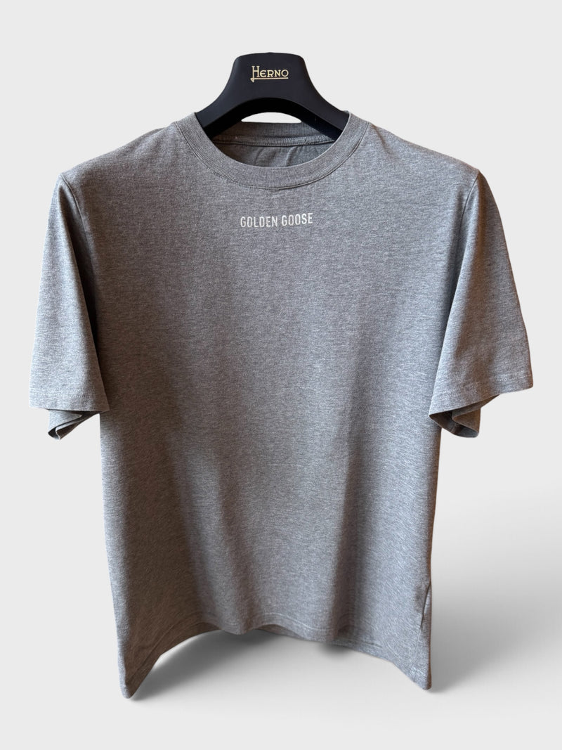 Maglia Golden Goose logo “Golden Goose” grigia