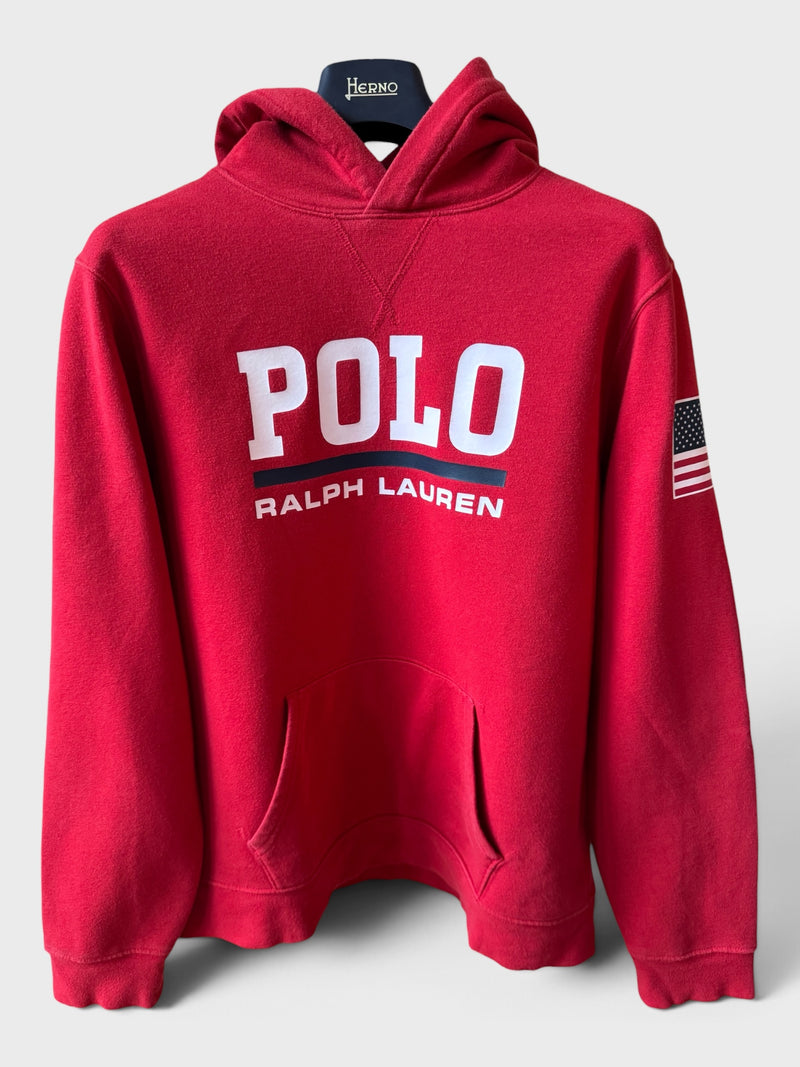 Felpa Polo Ralph Lauren American Flag rossa