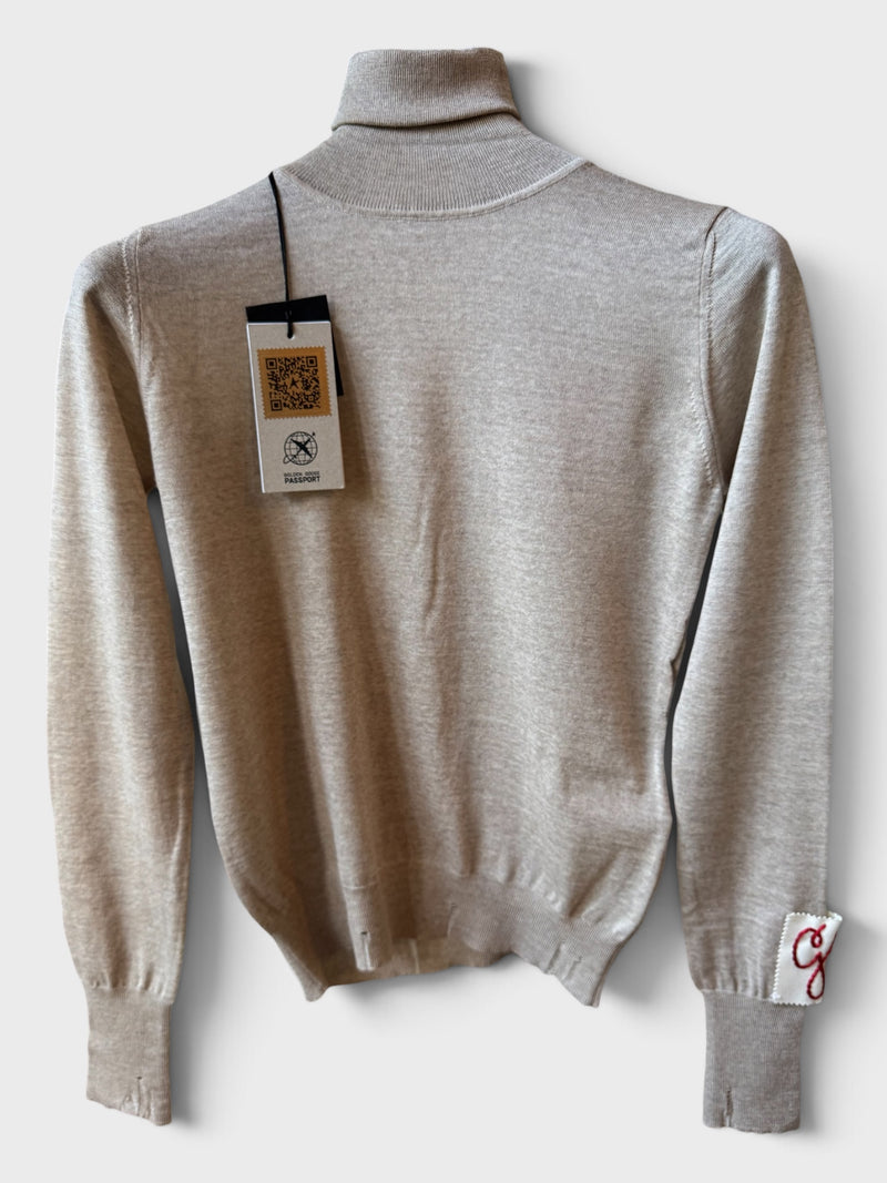 Maglione dolcevita Golden Goose beige
