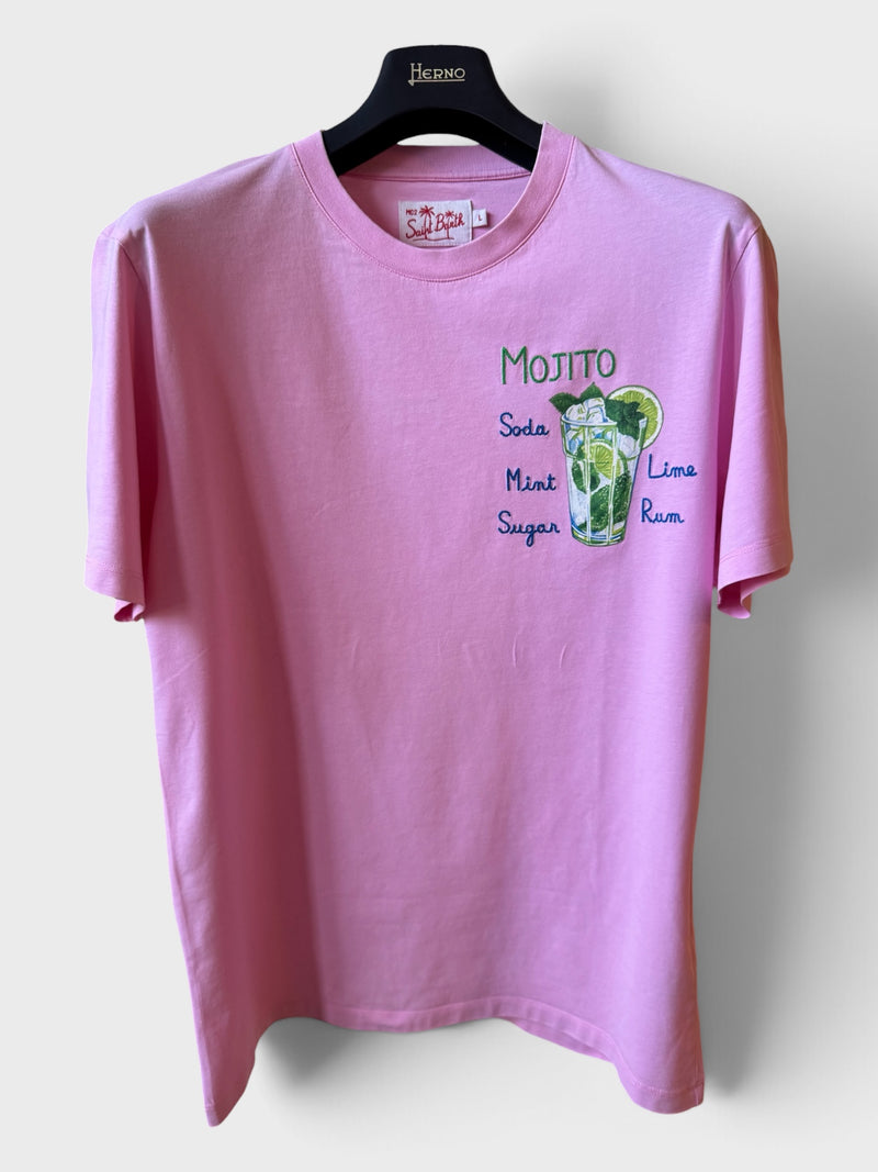 Maglia Saint Barth "Mojito” rosa