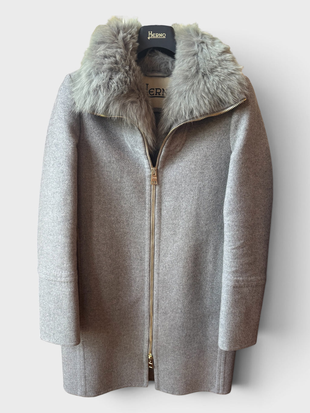 Cappotto Herno 100% cachemire grigio