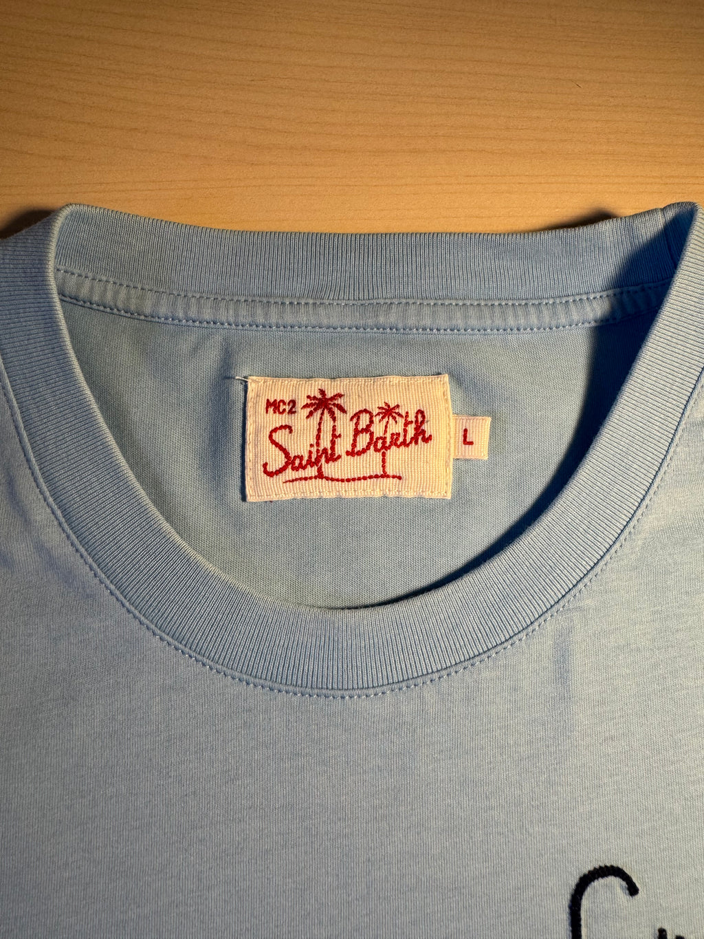 Maglia Saint Barth "Gin Lemon" azzurra