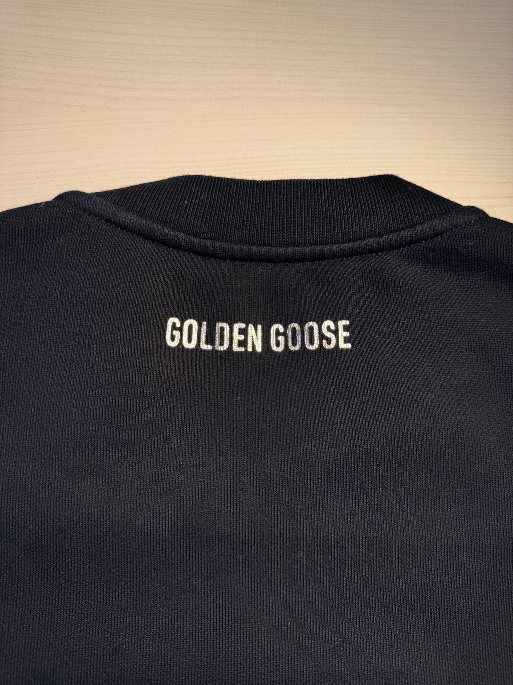 Felpa Golden Goose nera stella oro