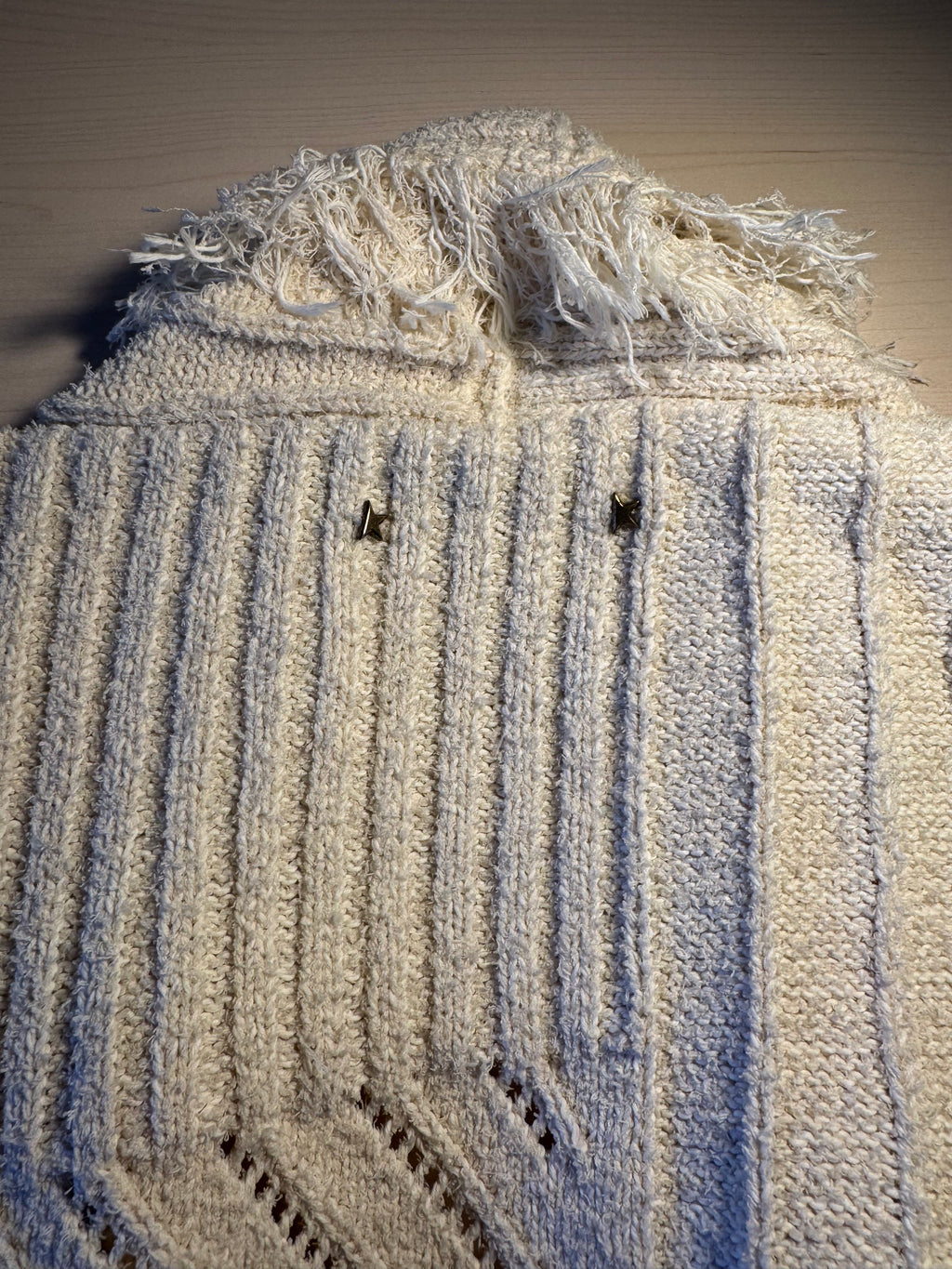 Cardigan Golden Goose panna