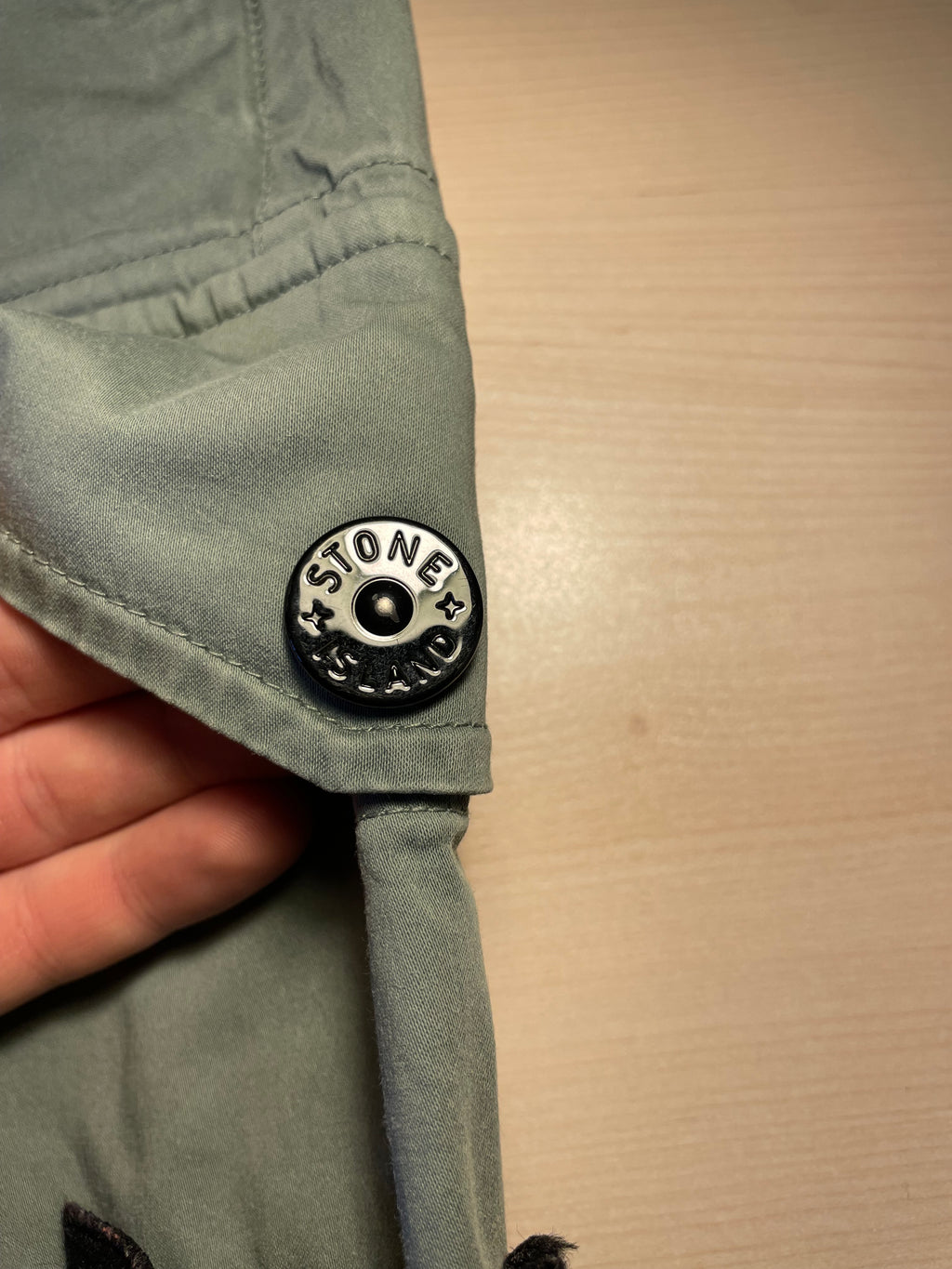 Pantalone Stone Island cargo verde acqua