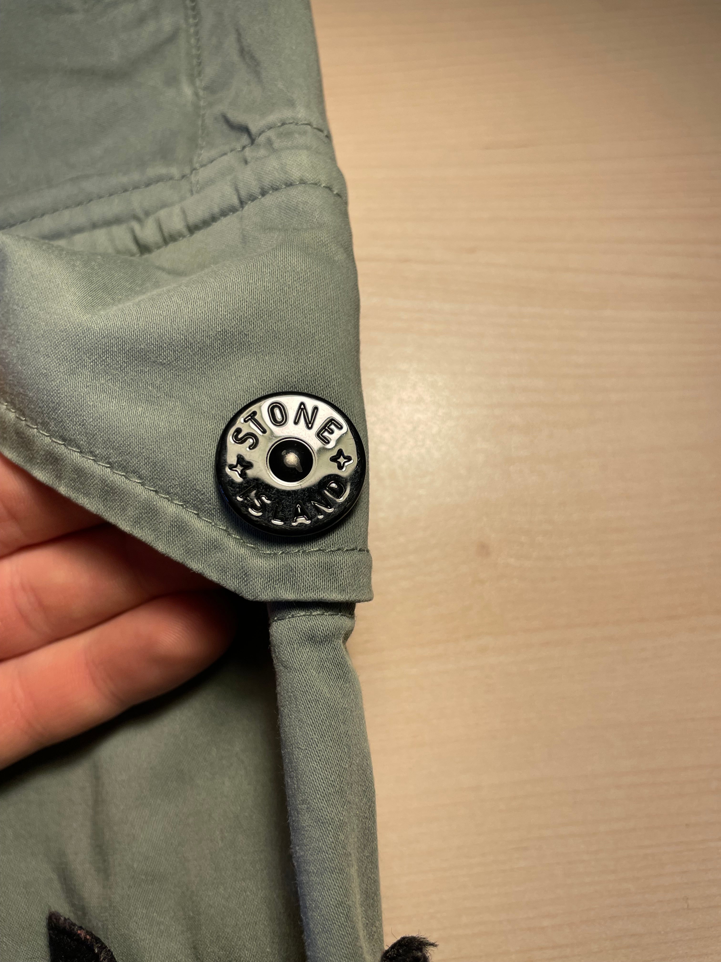 Pantalone Stone Island cargo verde acqua
