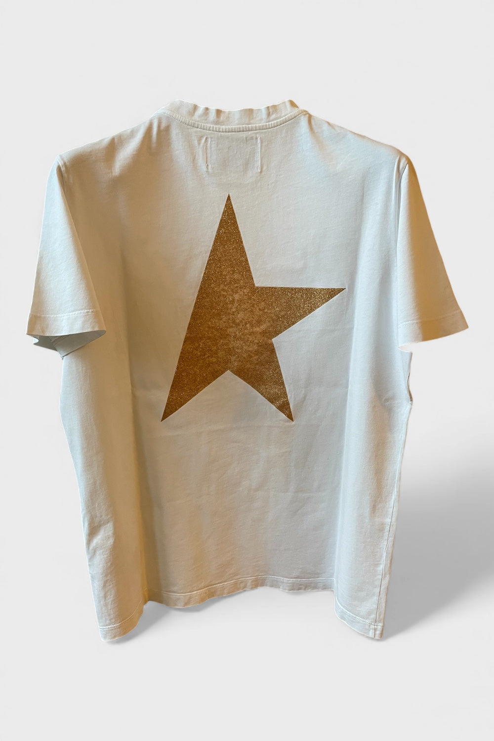 Maglia Golden Goose star scritta oro