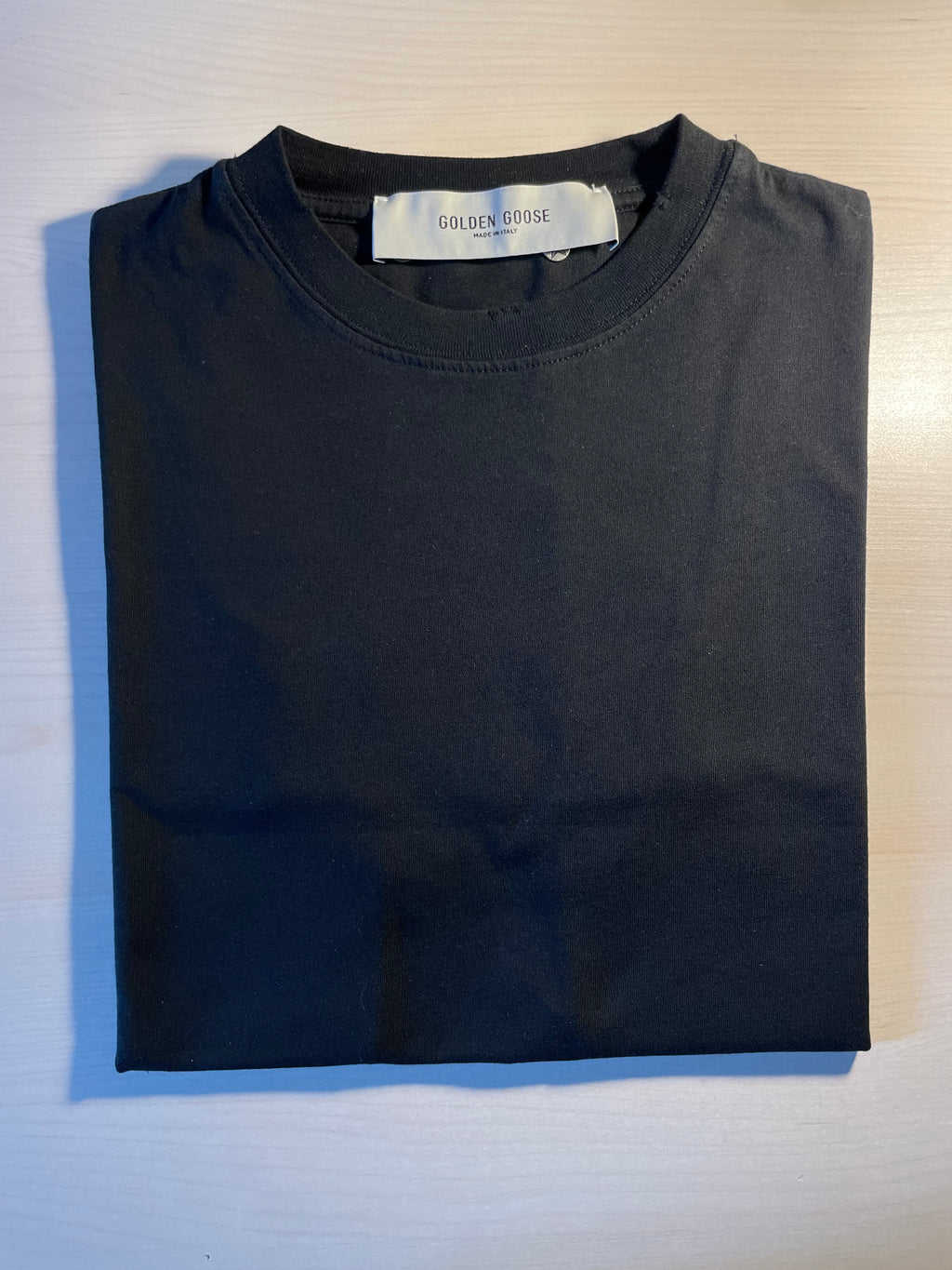 Maglia Golden Goose nera trattamento distressed
