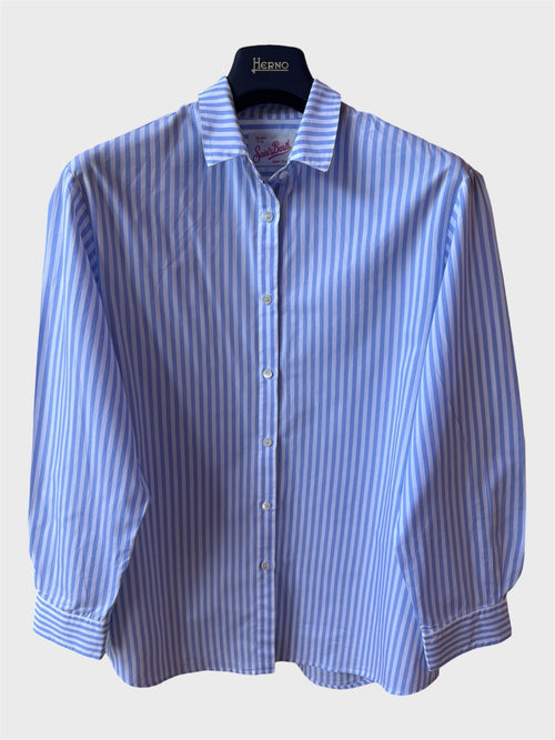Camicia Saint Barth righe “Portami Al Mare”