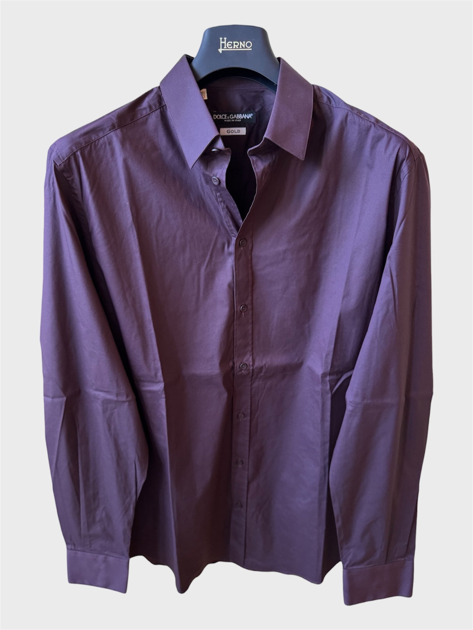 Camicia Dolce e Gabbana bordeaux