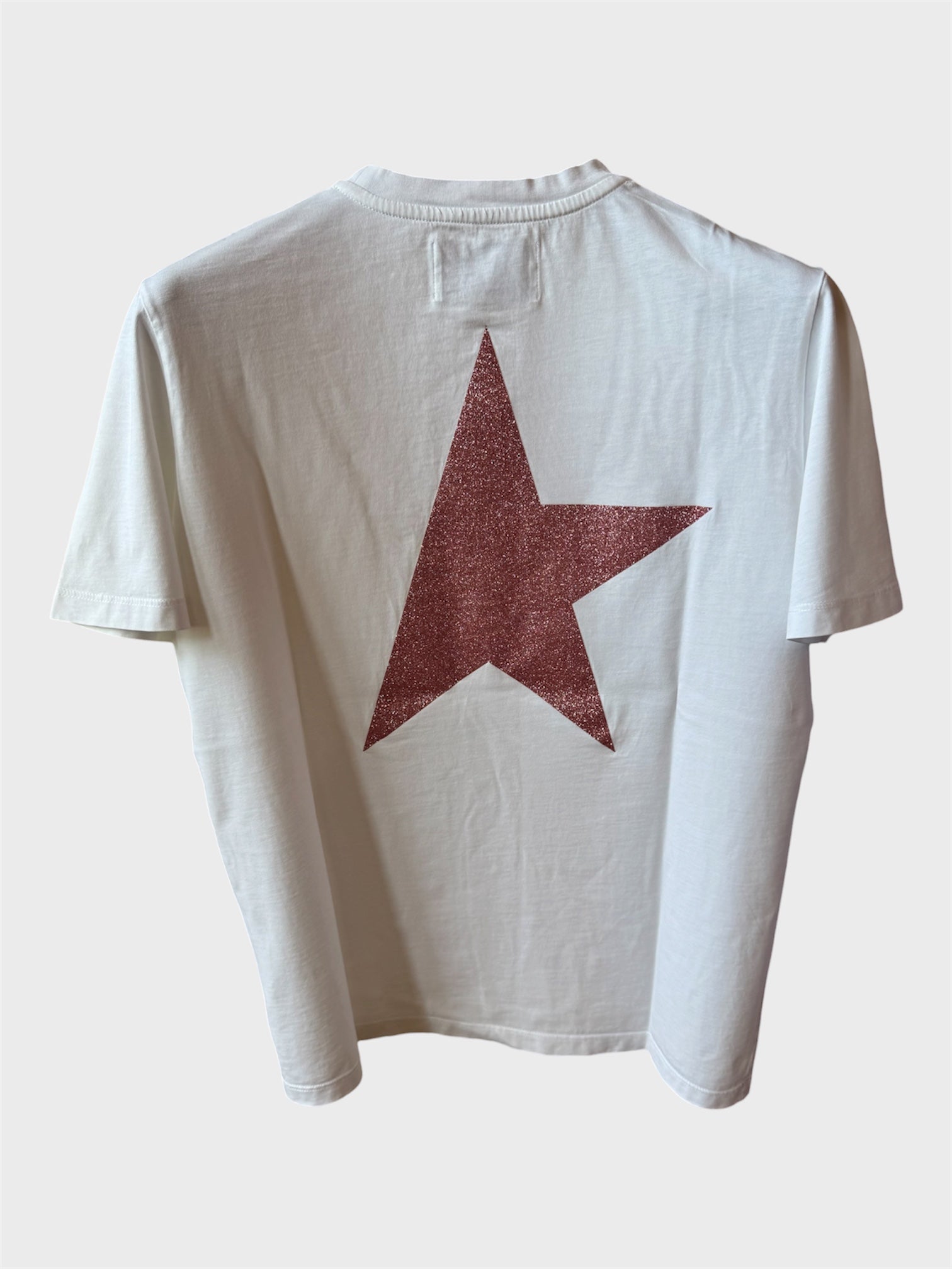 Maglia Golden Goose Star bianca stella rossa retro