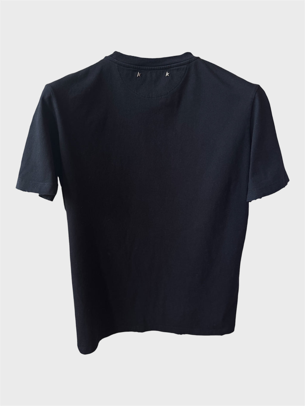 Maglia Golden Goose nera trattamento distressed