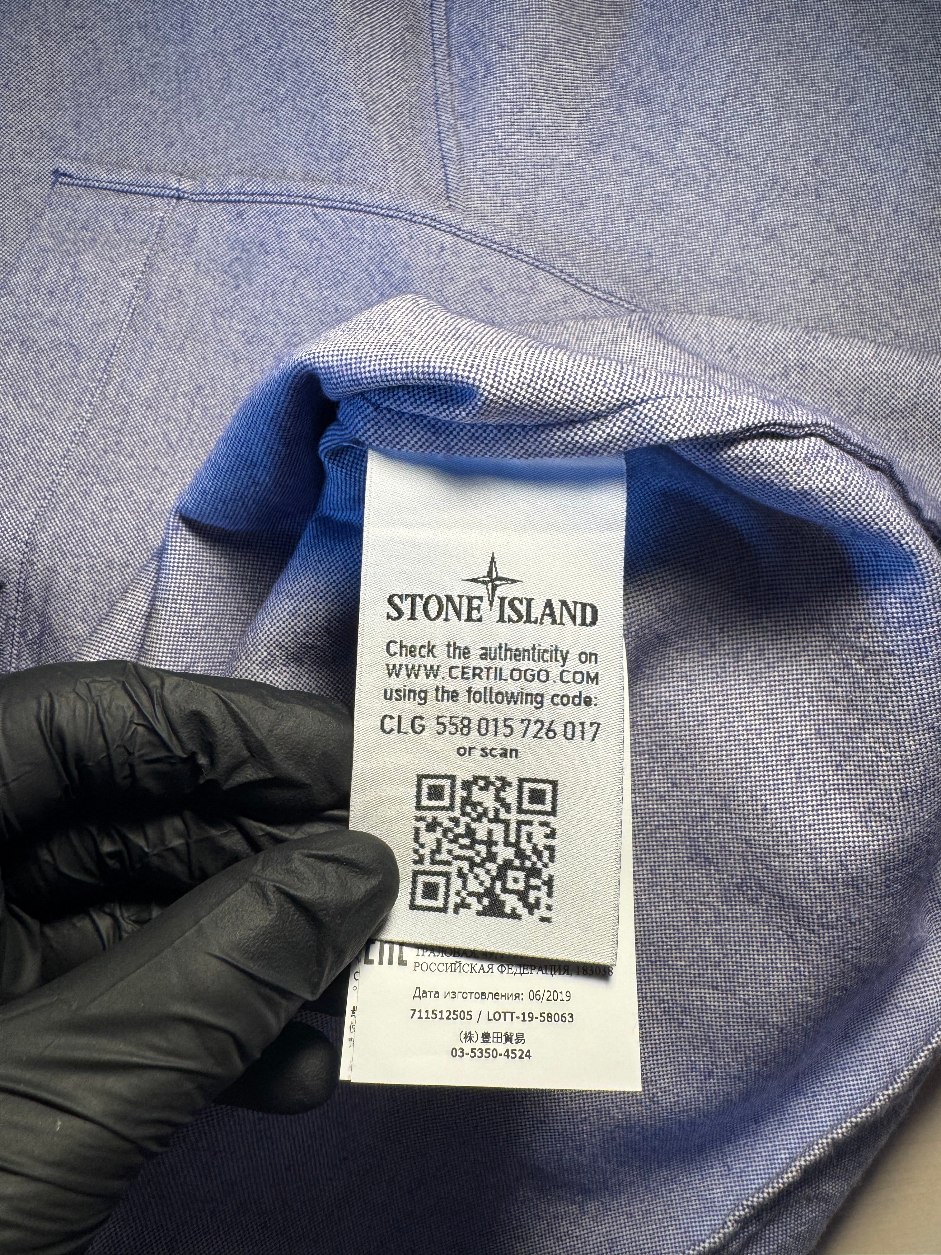 Camicia Stone Island blu