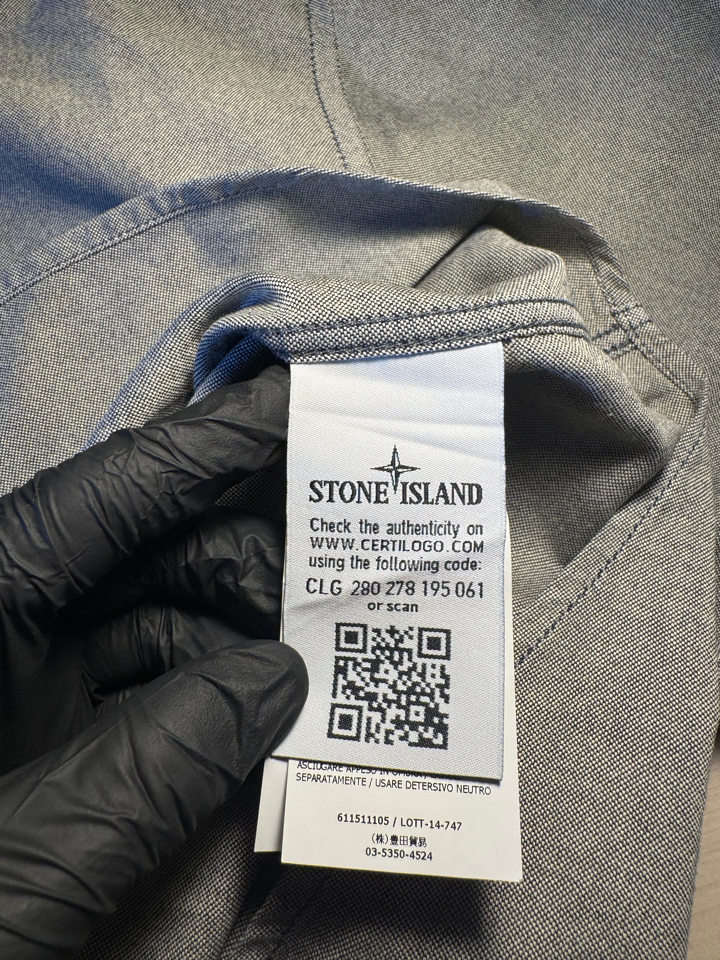Camicia Stone Island grigia