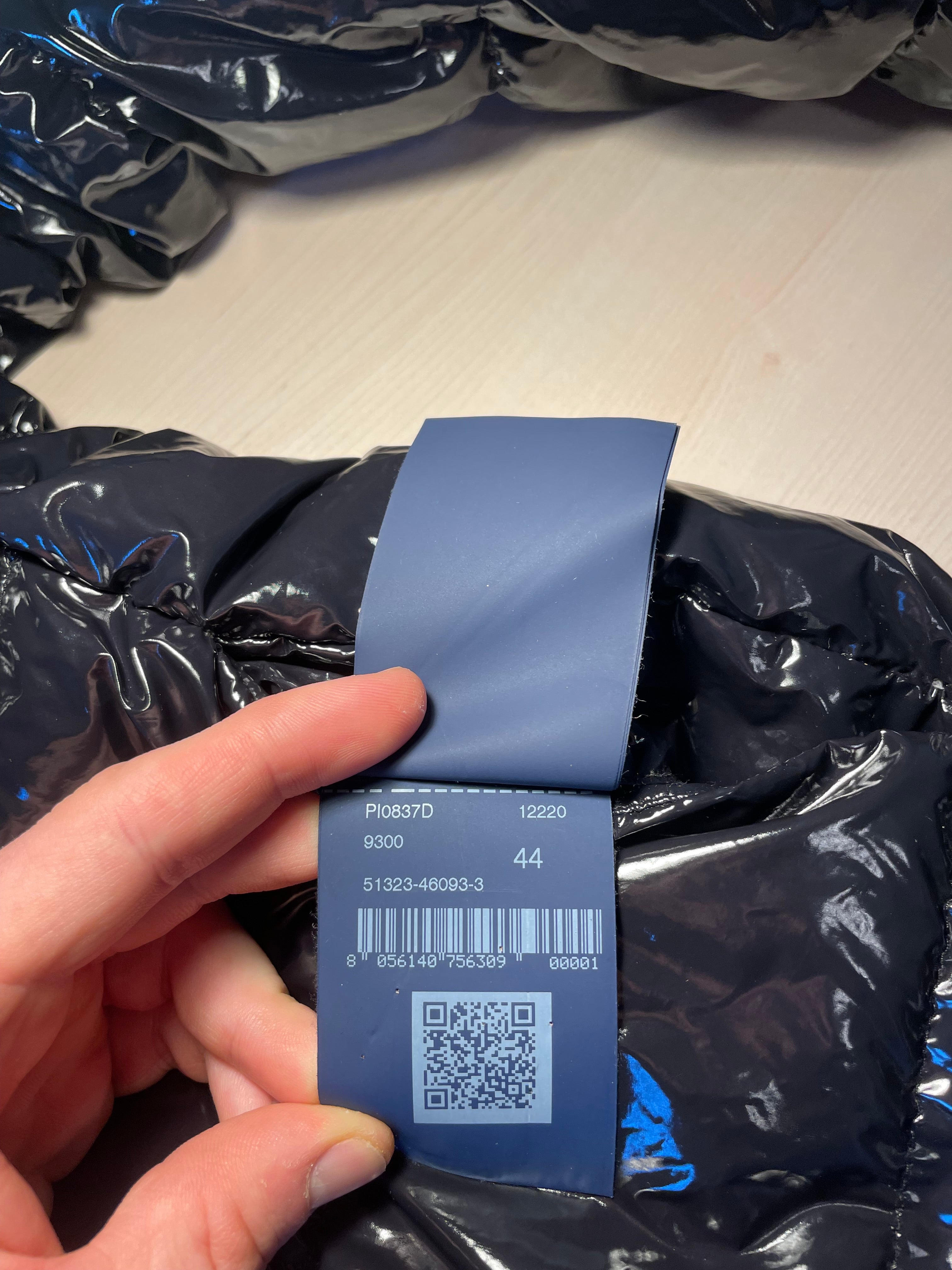 Piumino Herno nero lucido