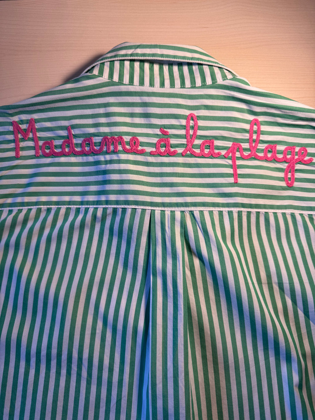 Camicia Saint Barth righe “Madame À La Plage”