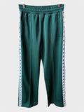 Pantaloni Golden Goose Star jogging verdi stelline laterali