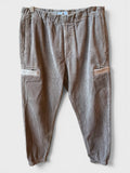Pantaloni beige in velluto a coste Stone Island