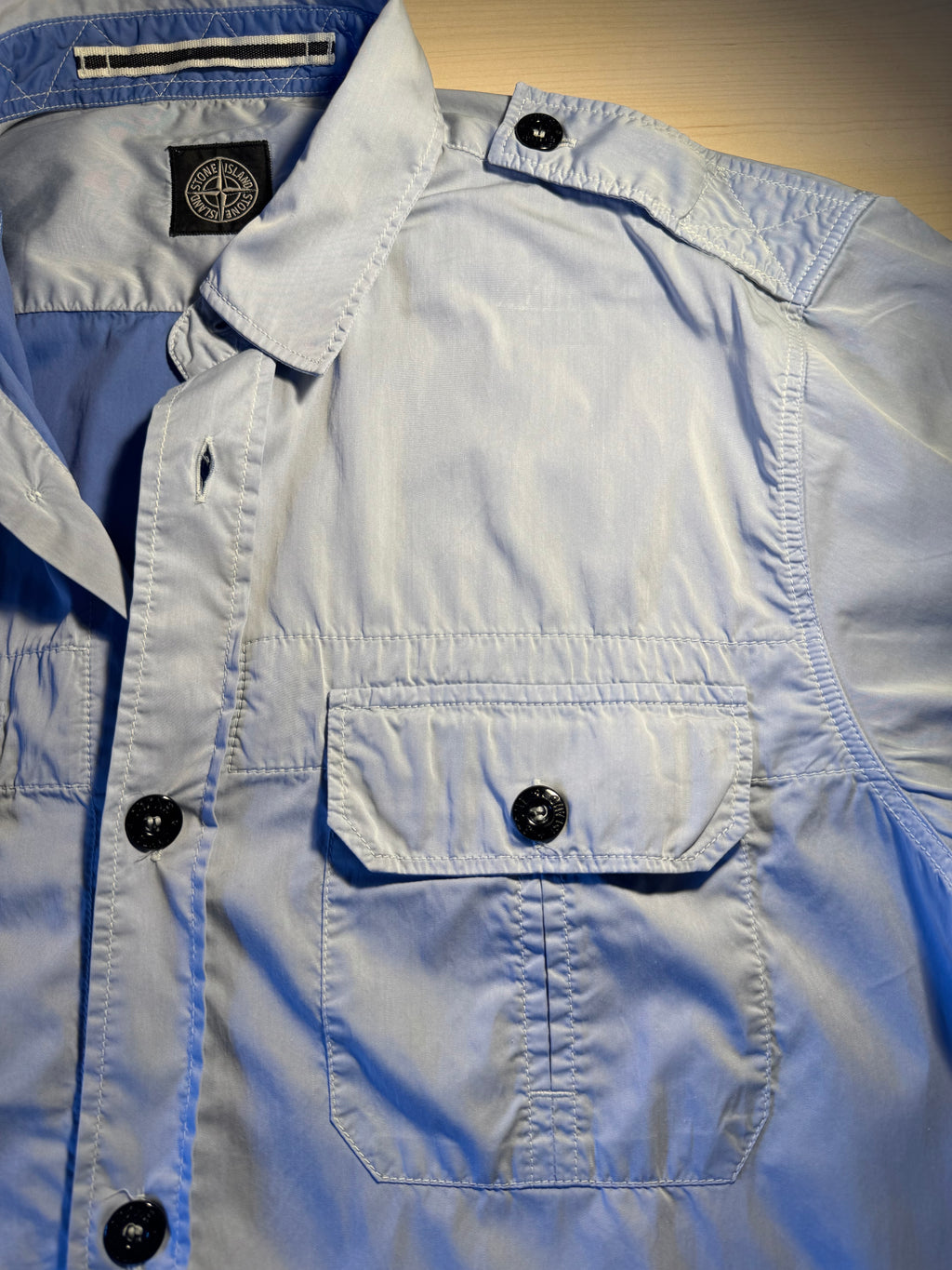 Camicia Stone Island azzurra