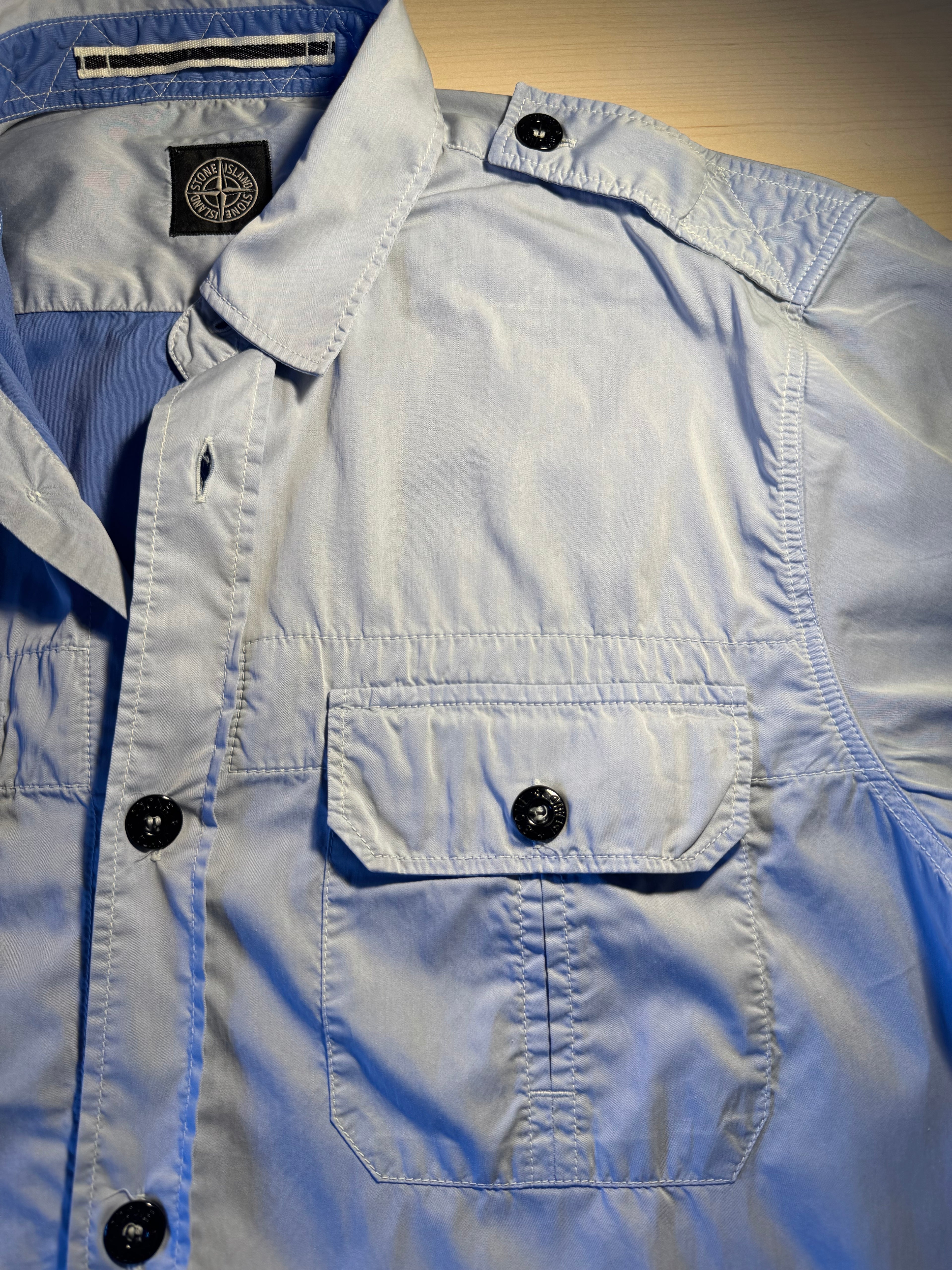 Camicia Stone Island azzurra