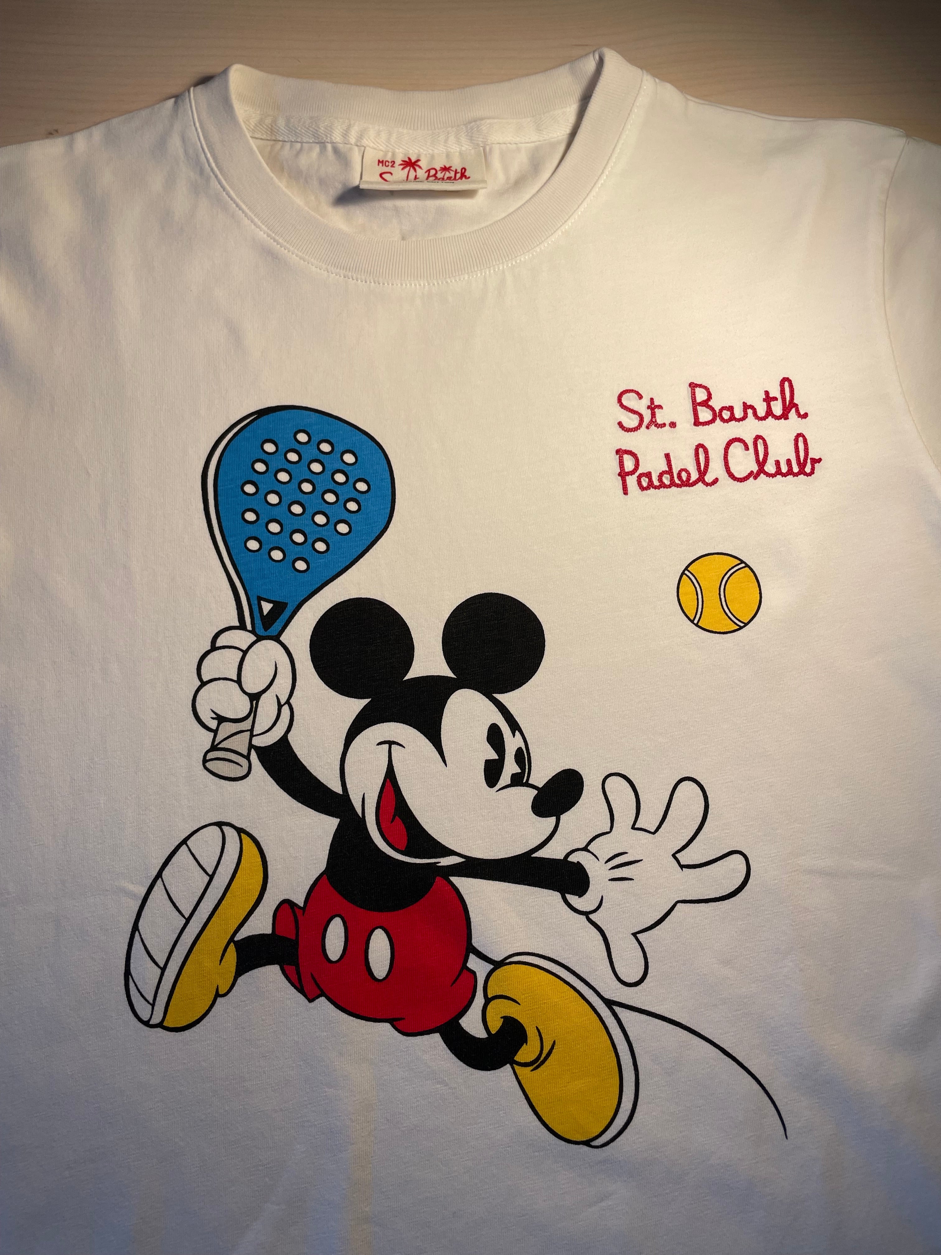 Maglia Saint Barth "Padel Club" bianca