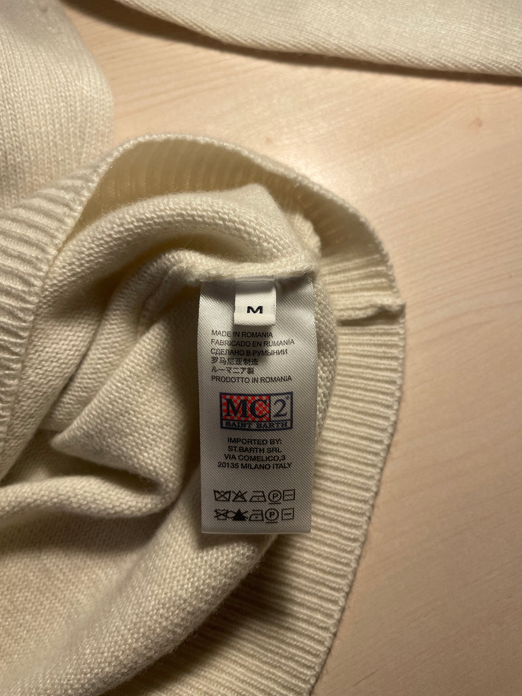 Maglione Saint Barth "Ciaspole e nuvole"