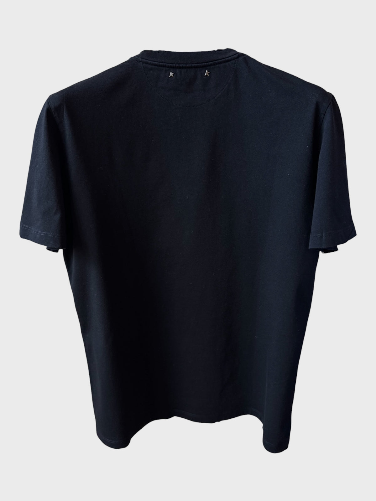 Maglia Golden Goose nera trattamento distressed