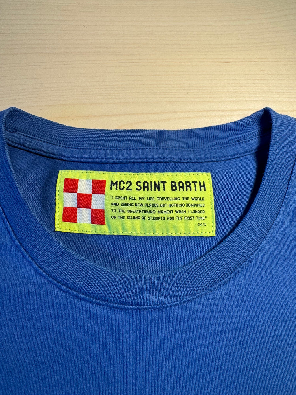 Maglia Saint Barth "Bipolar” blu