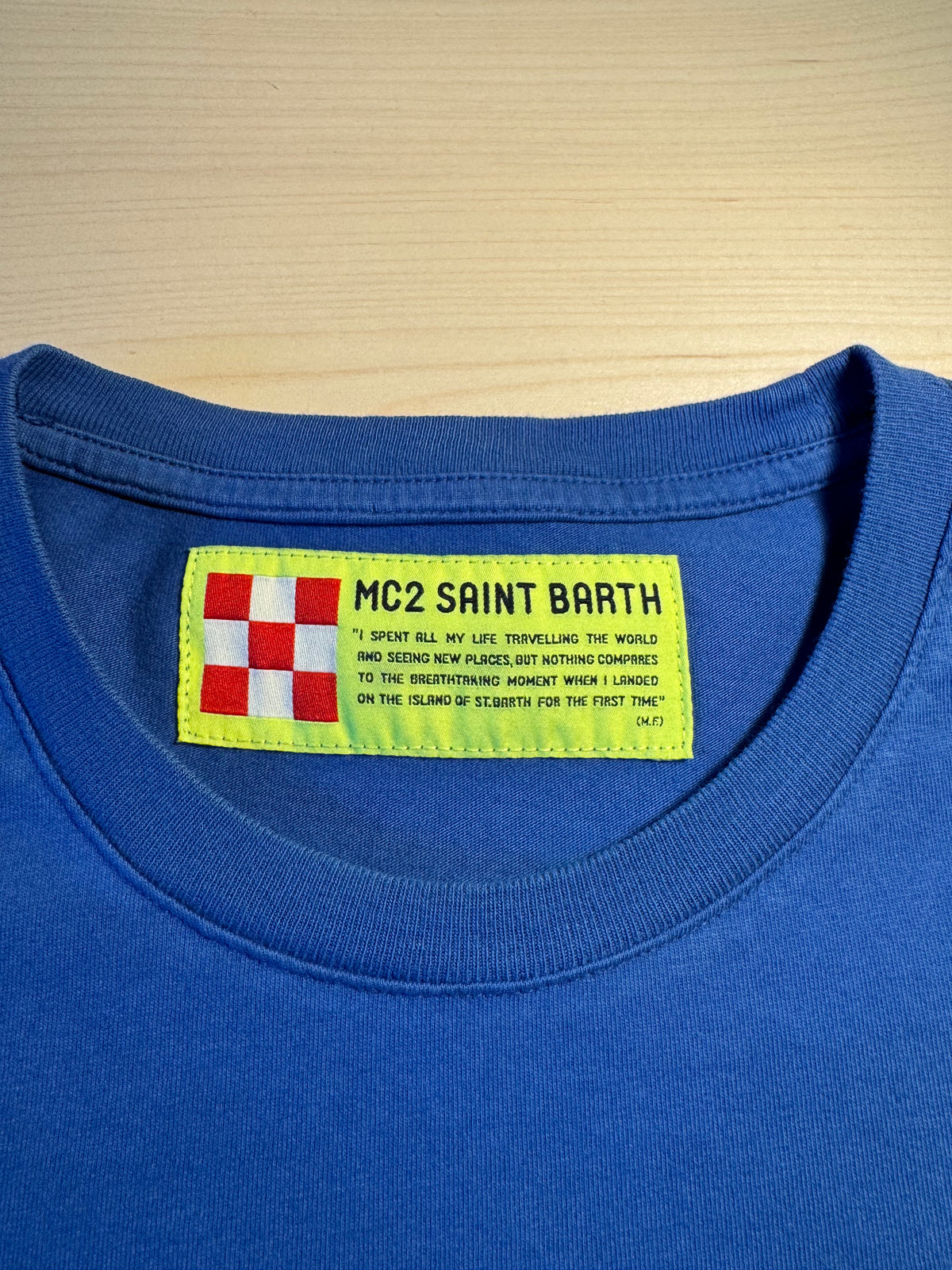 Maglia Saint Barth "Bipolar” blu