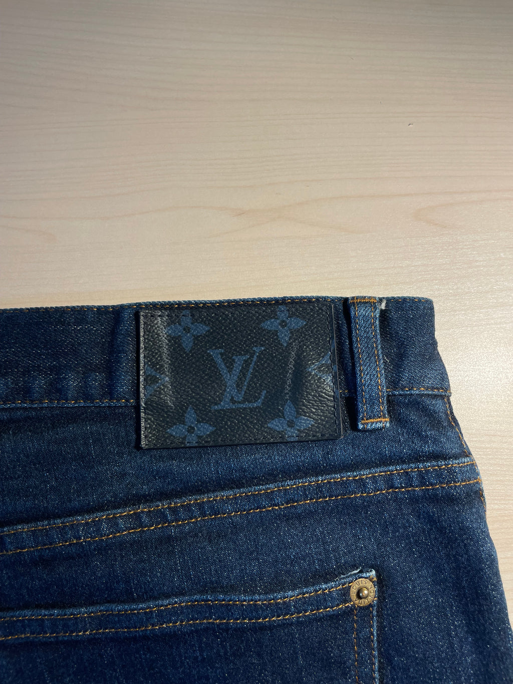 Jeans Louis Vuitton Slim Stretch blu