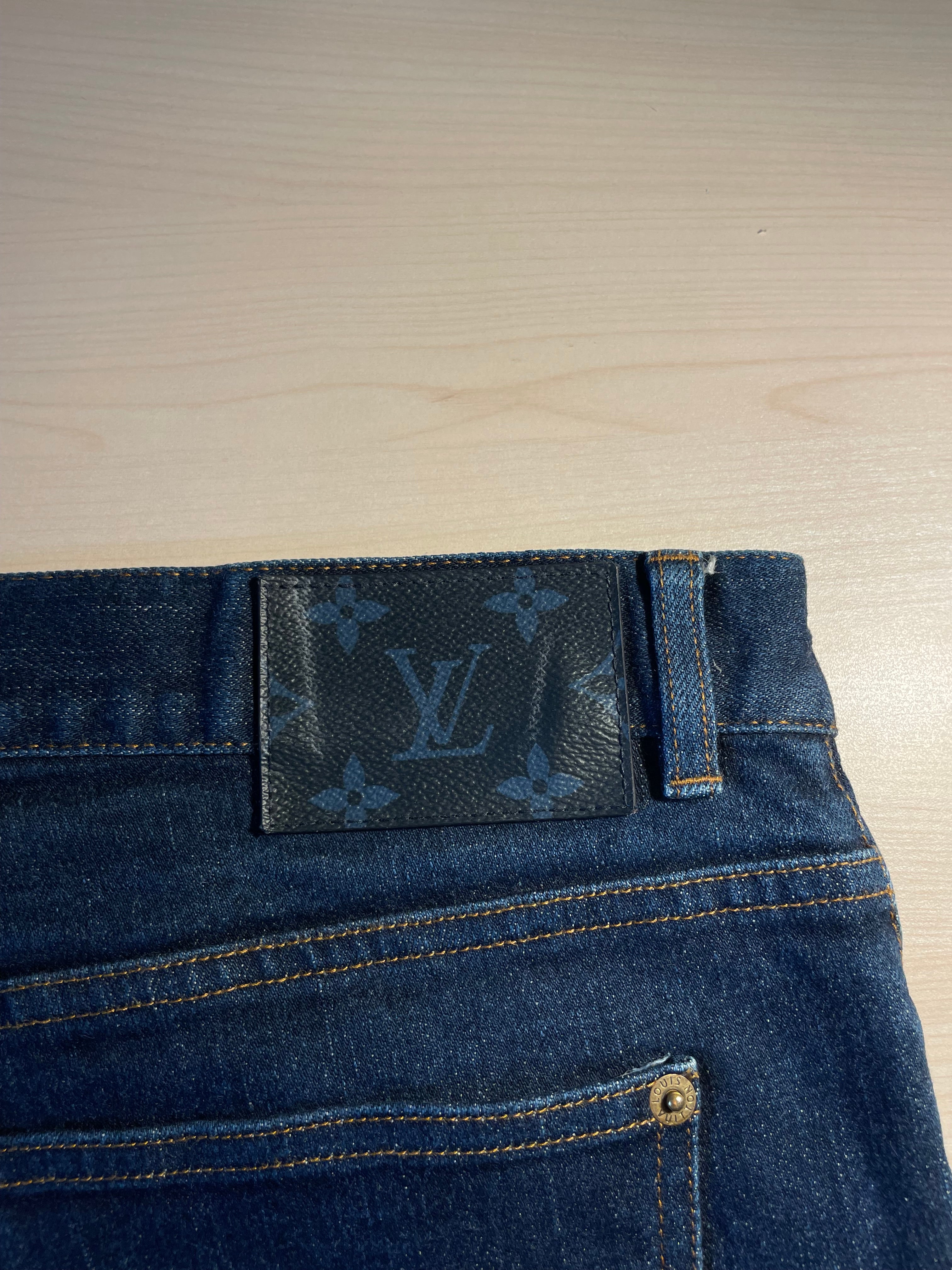 Jeans Louis Vuitton Slim Stretch blu