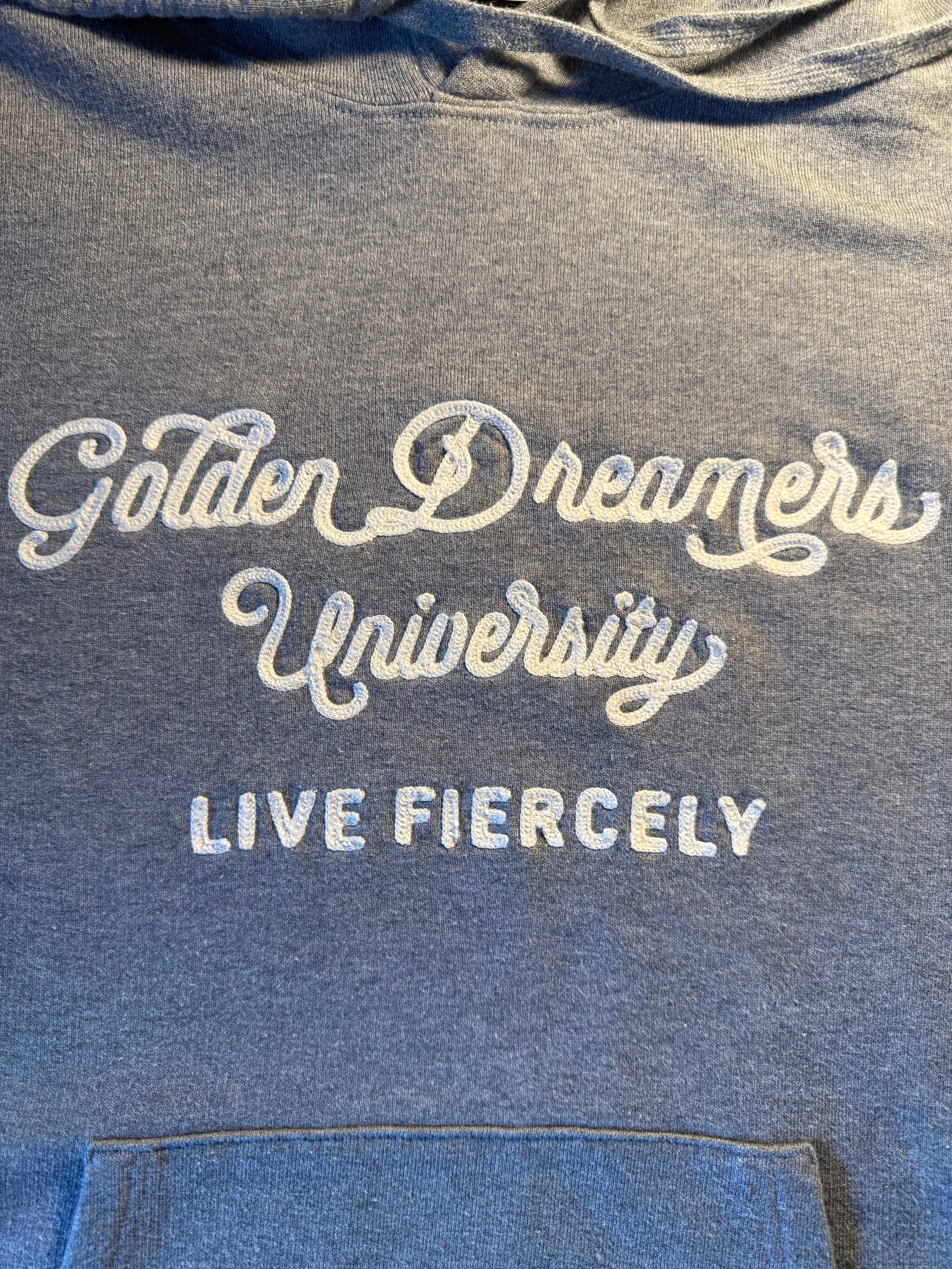 Felpa Golden Goose "Golden Dreamers University" grigia