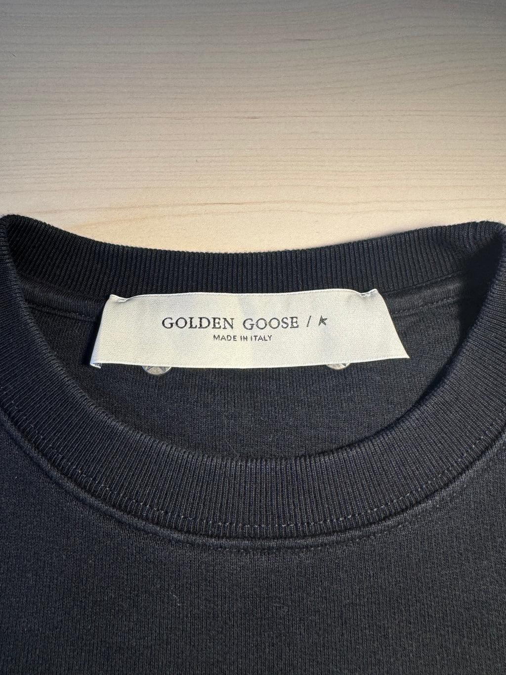 Felpa Golden Goose “Perfect Imperfection” nera