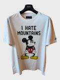 Maglia Saint Barth "I Hate Mountains" bianca