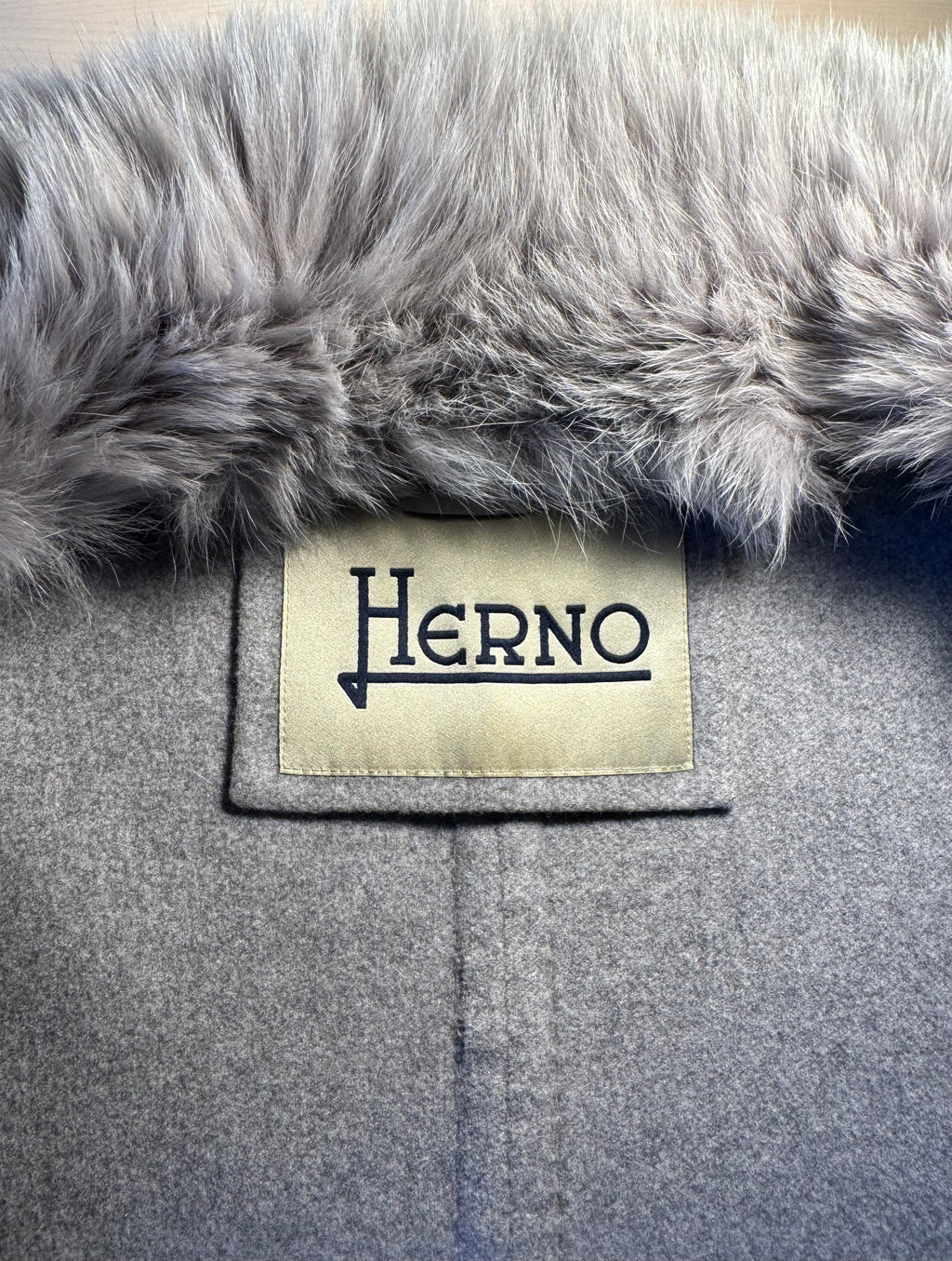 Cappotto Herno 100% cachemire grigio