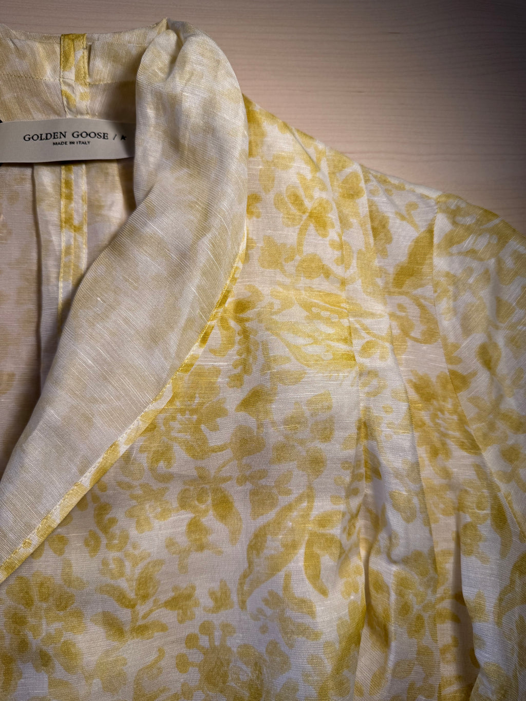 Vestito Golden Goose lino stampa floreale
