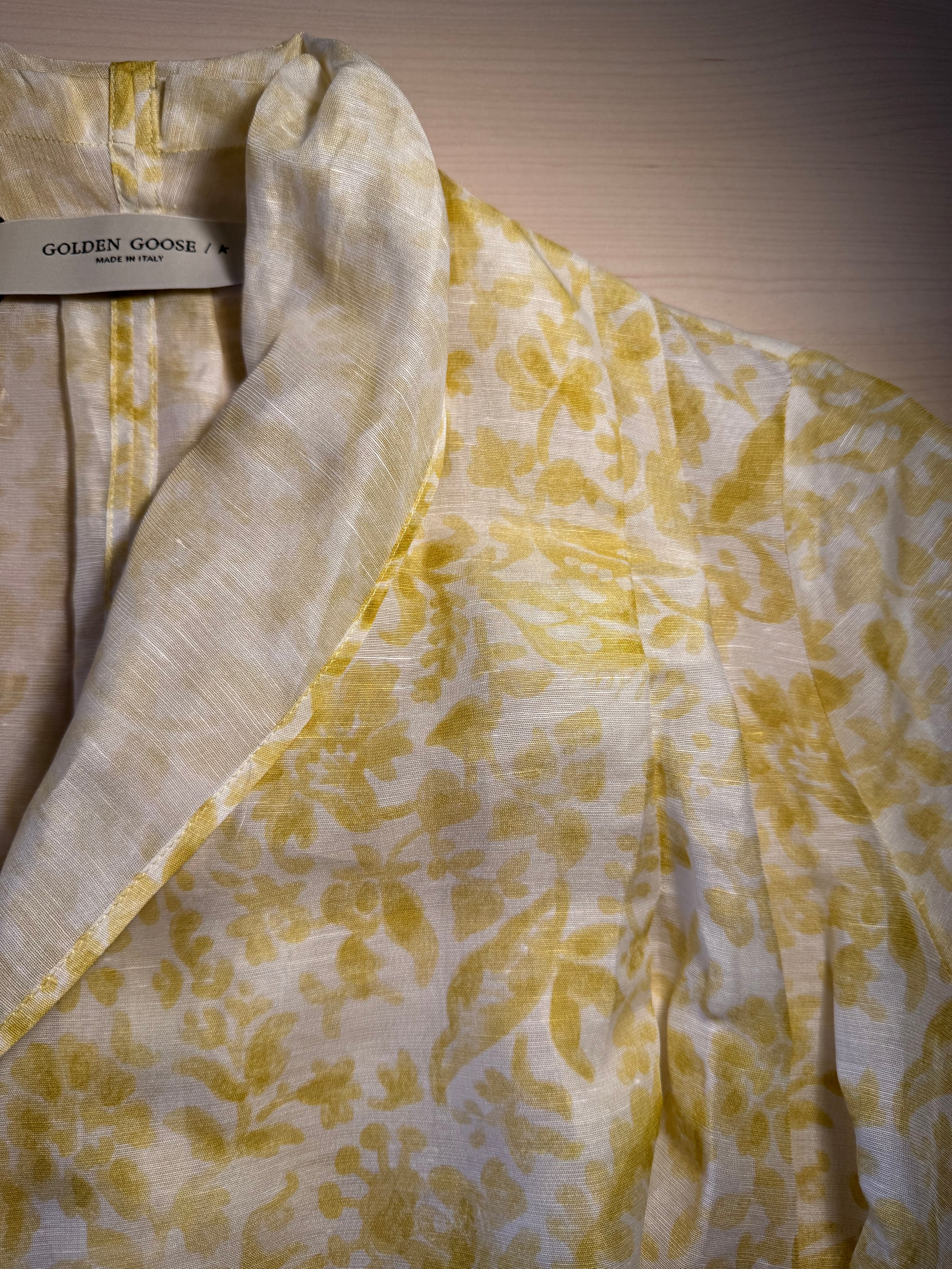 Vestito Golden Goose lino stampa floreale