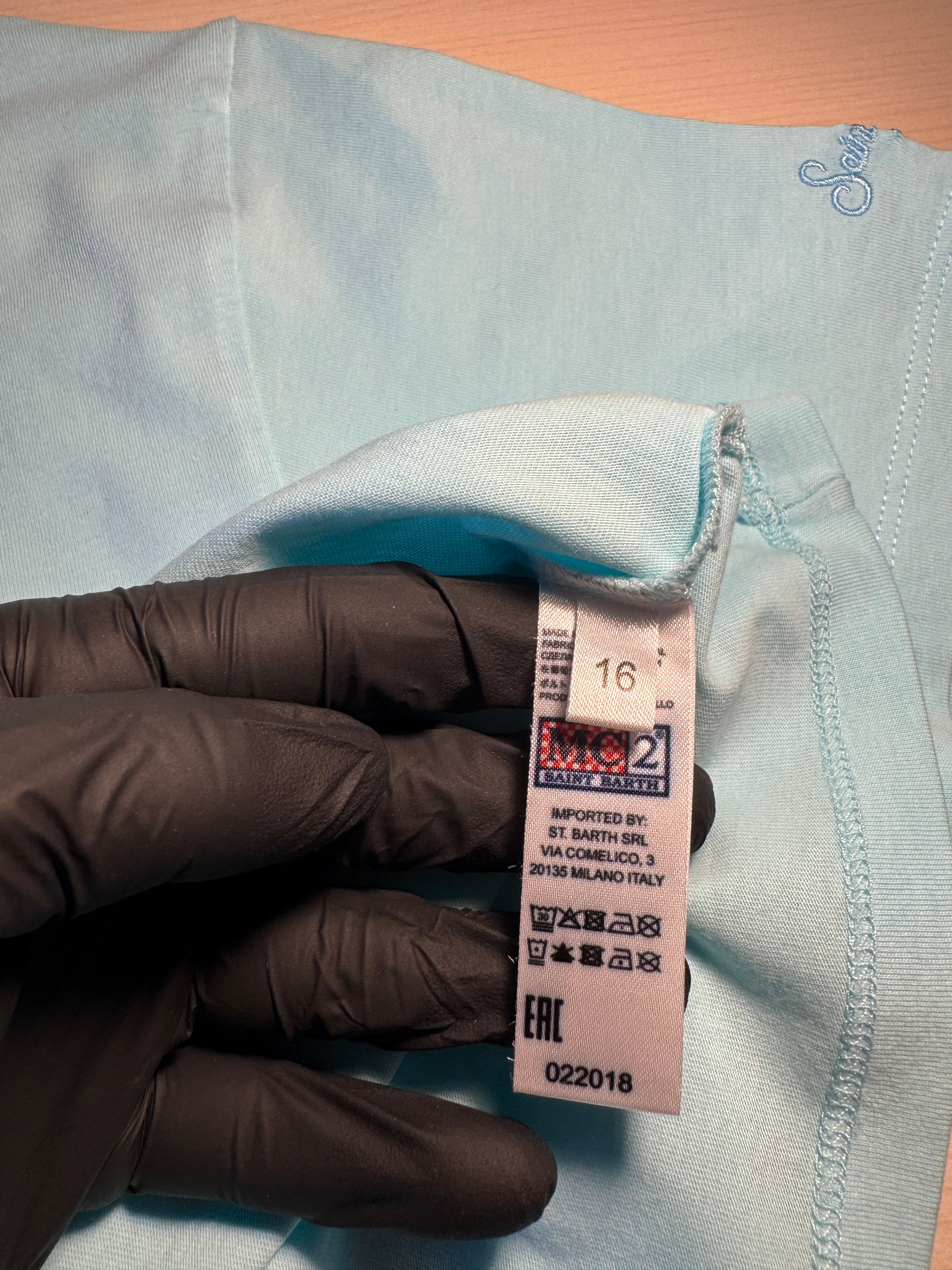 Maglia Saint Barth "Capri Addicted” azzurra