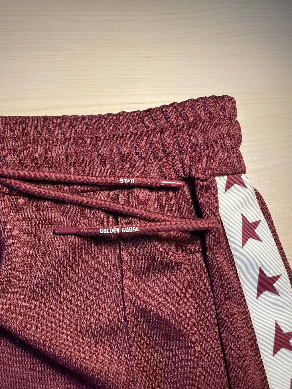 Gonna Golden Goose Star stelline laterali bordeaux