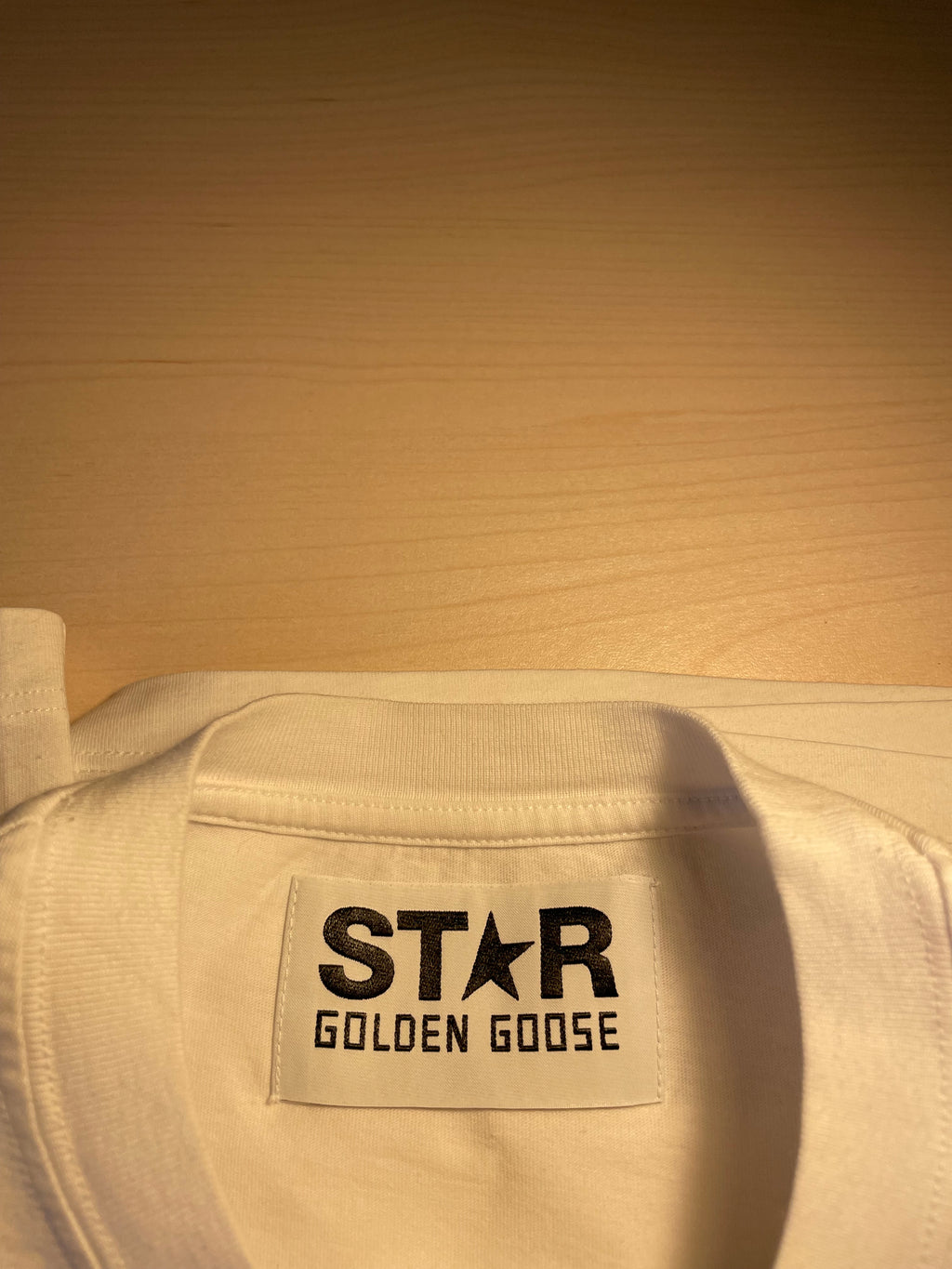 Maglia Golden Goose Star bianca stella verde