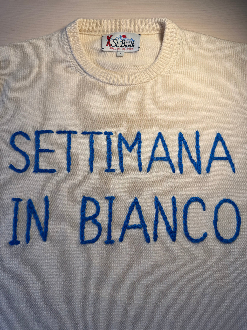 Maglione Saint Barth "Settimana In Bianco”
