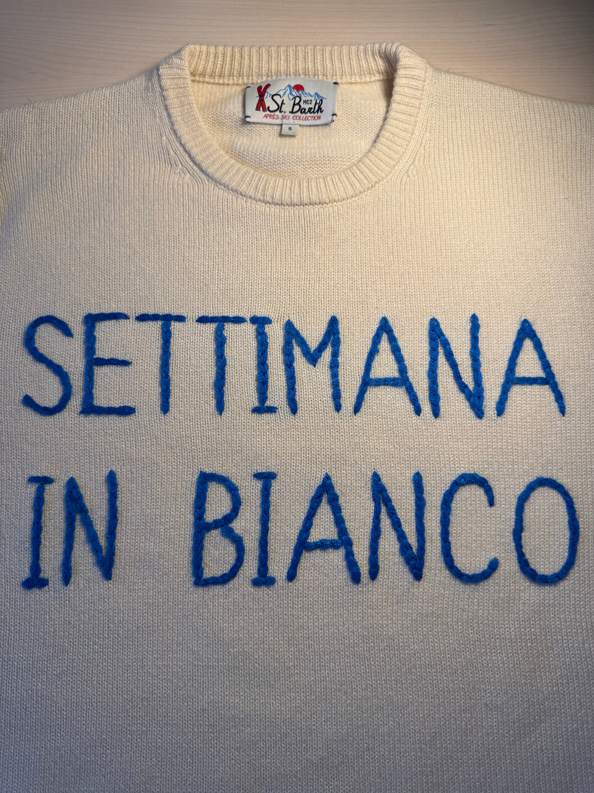 Maglione Saint Barth "Settimana In Bianco”