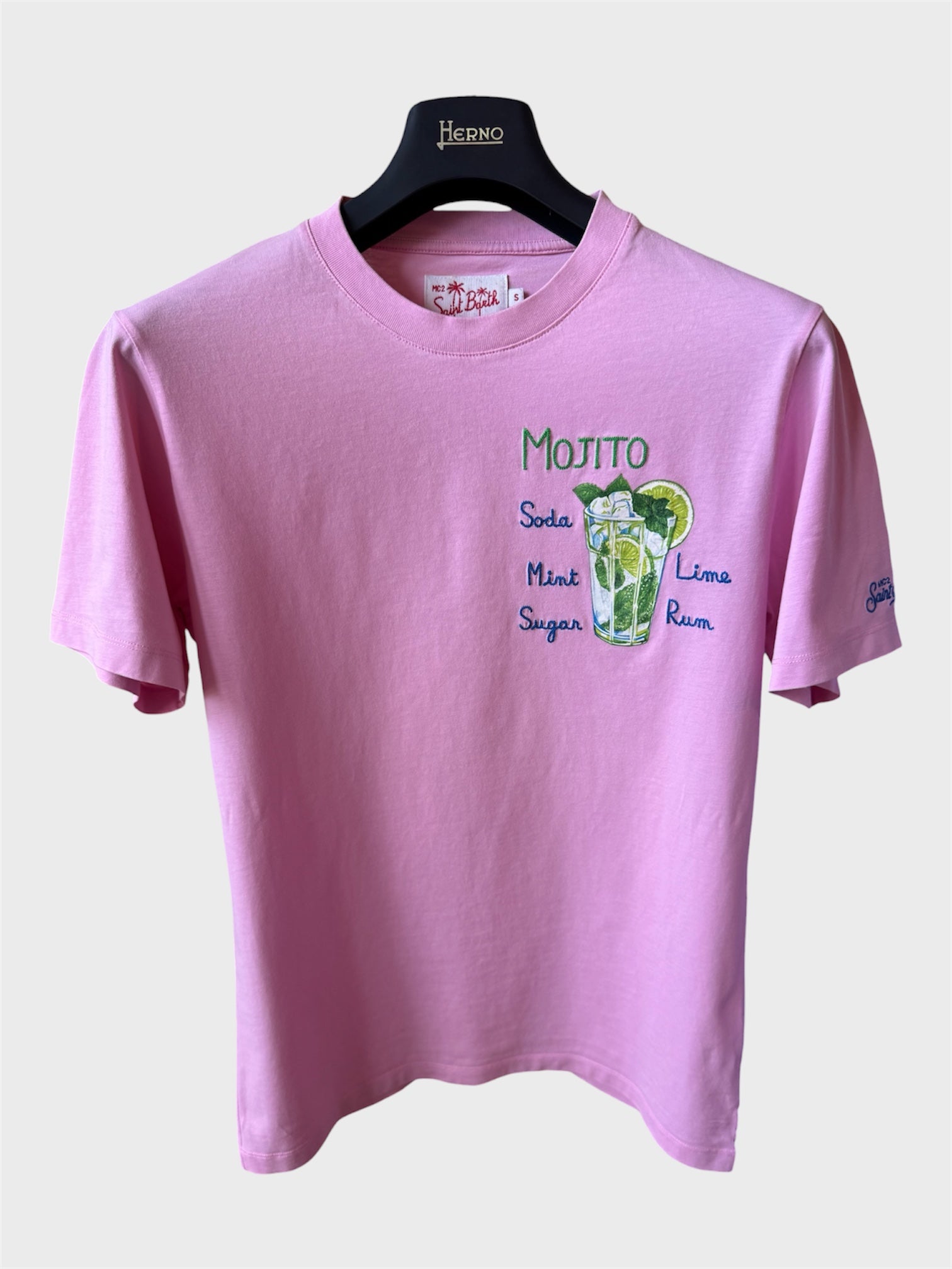 Maglia Saint Barth "Mojito” rosa