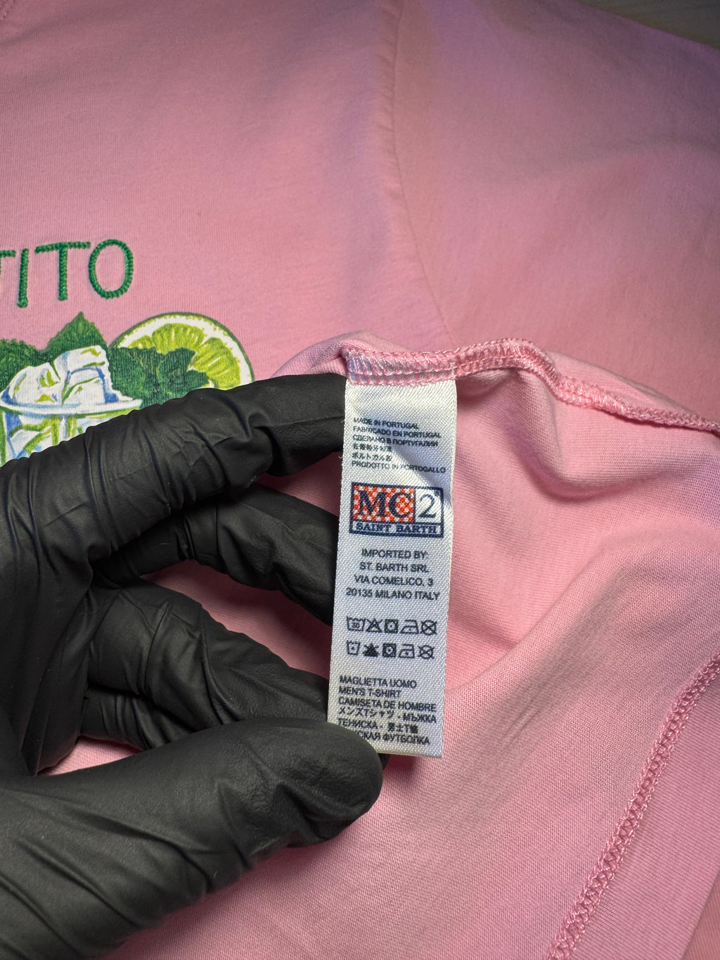 Maglia Saint Barth "Mojito” rosa