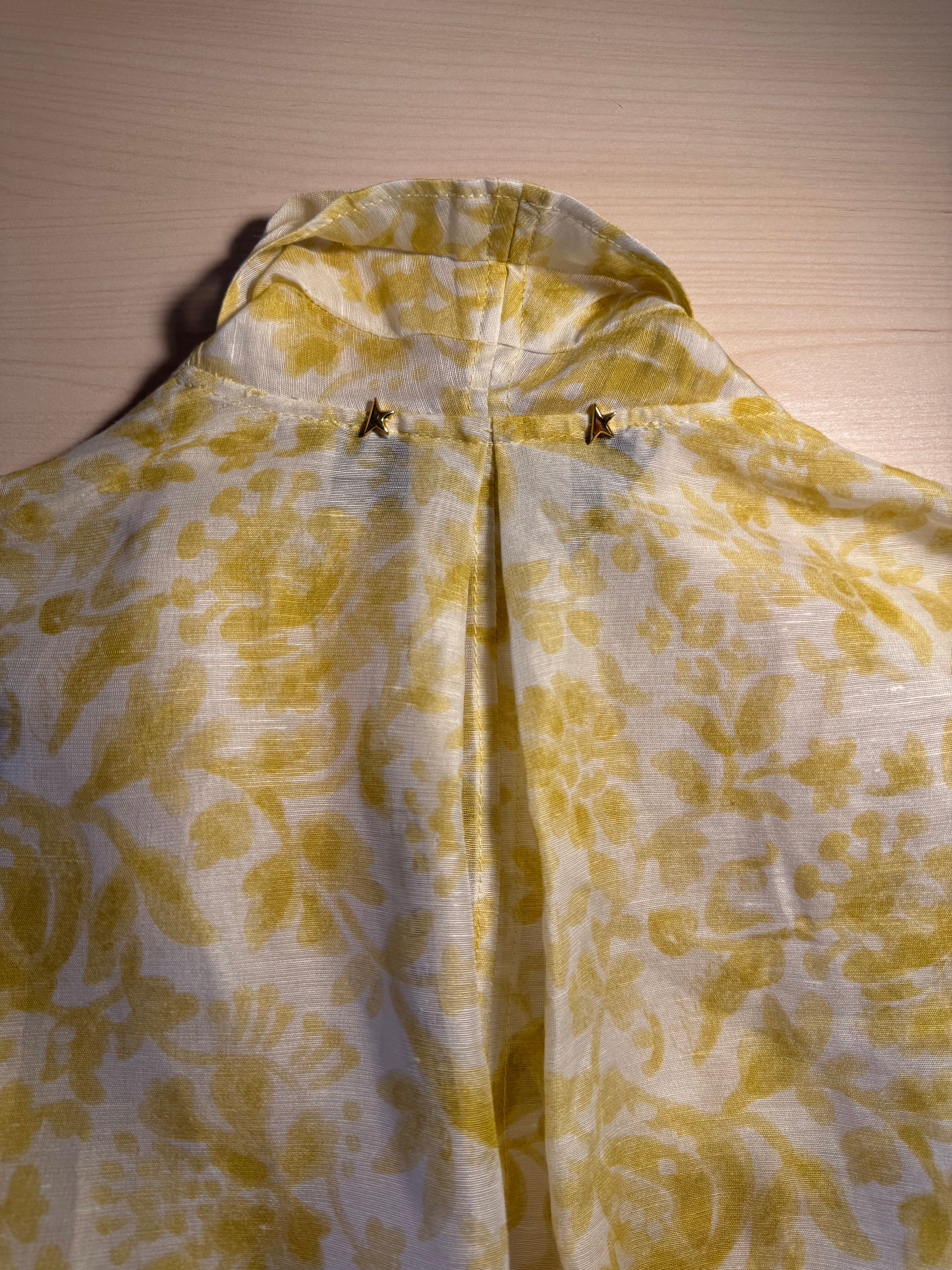Vestito Golden Goose lino stampa floreale