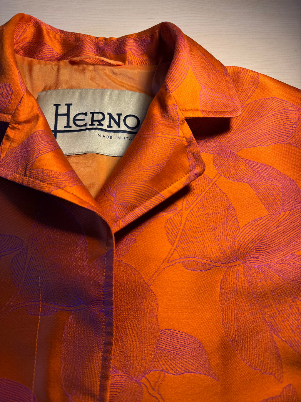 Trench Herno arancione