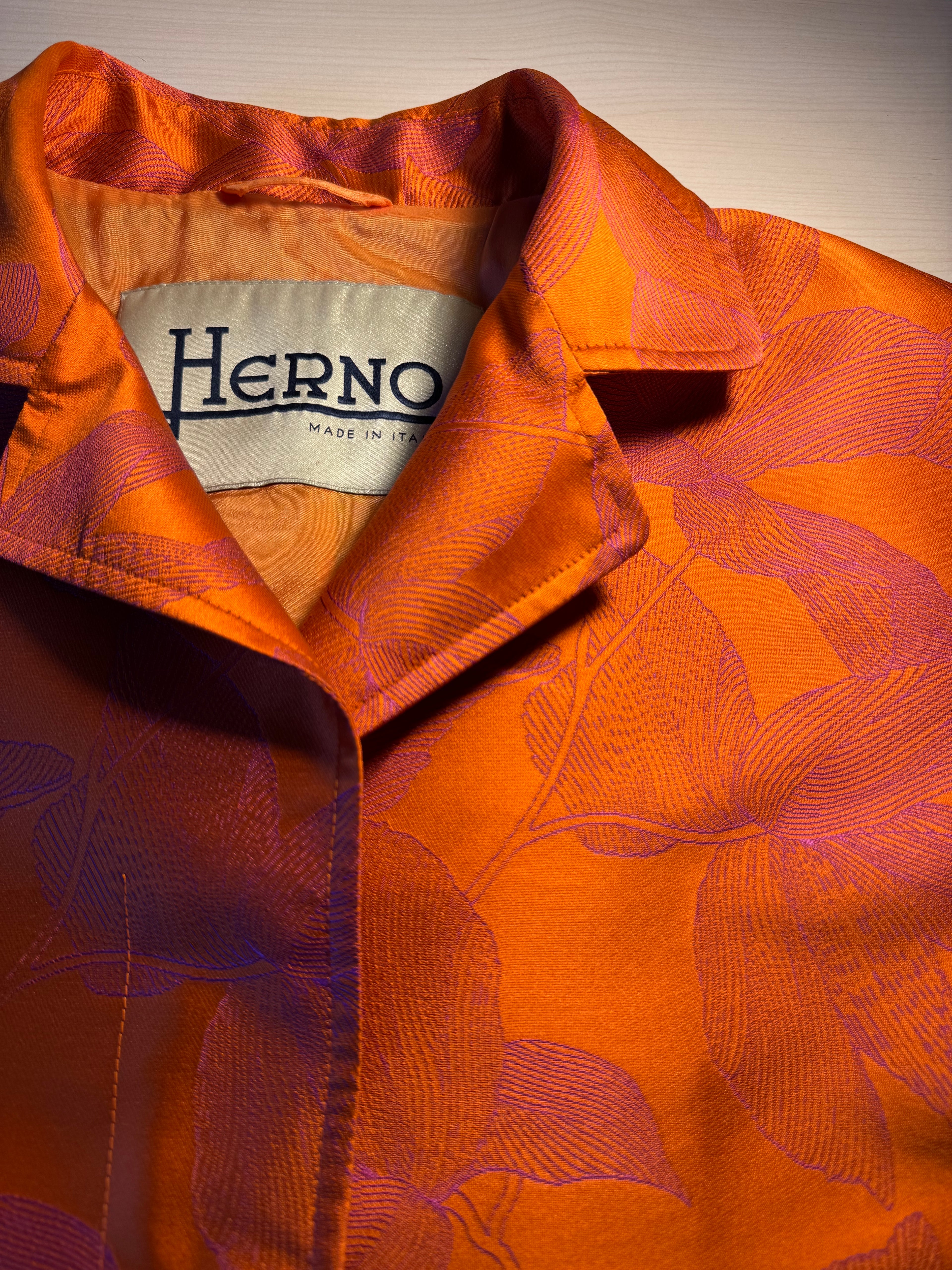 Trench Herno arancione
