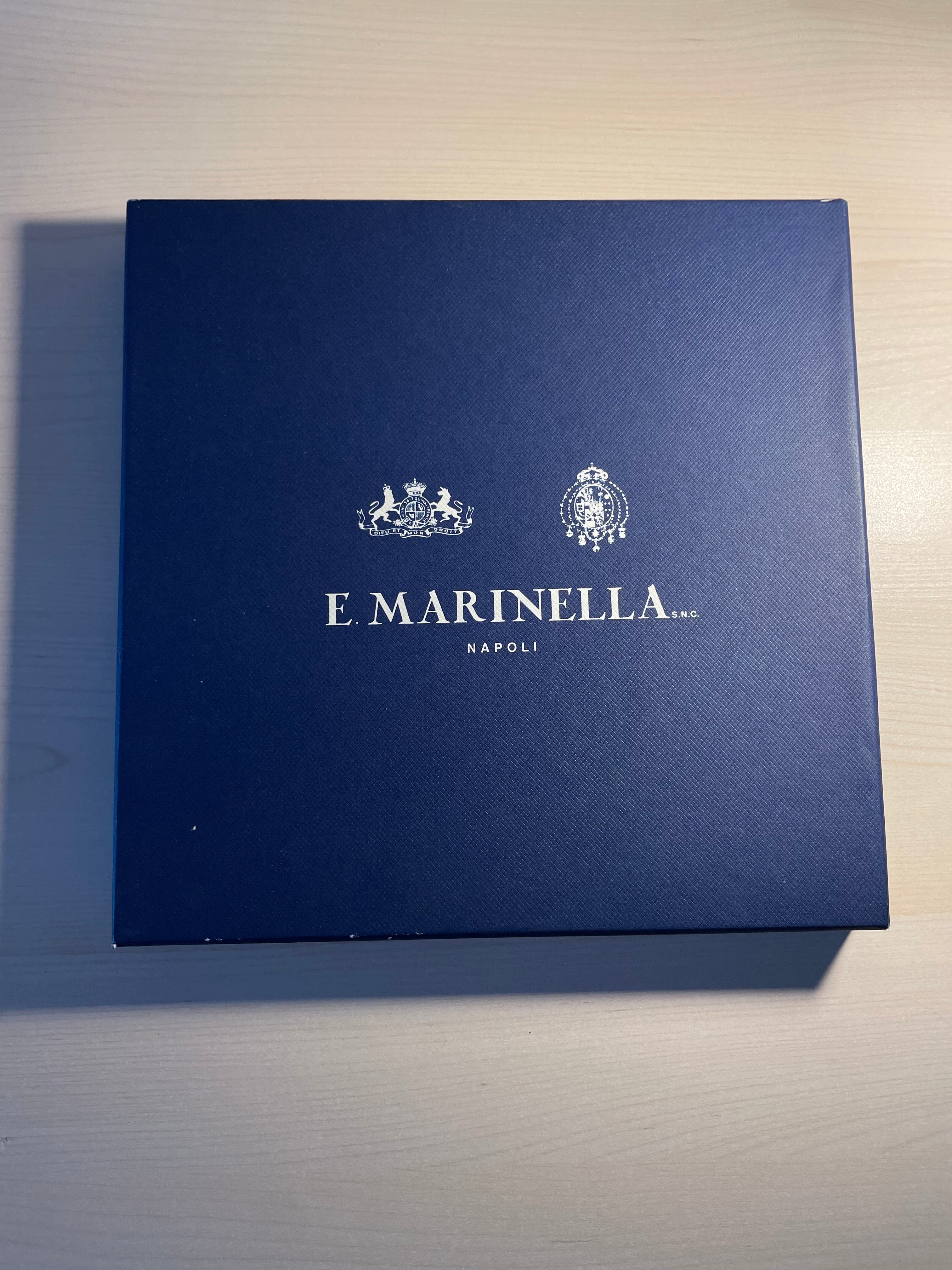 Foulard Marinella bianco e rosa 100% seta